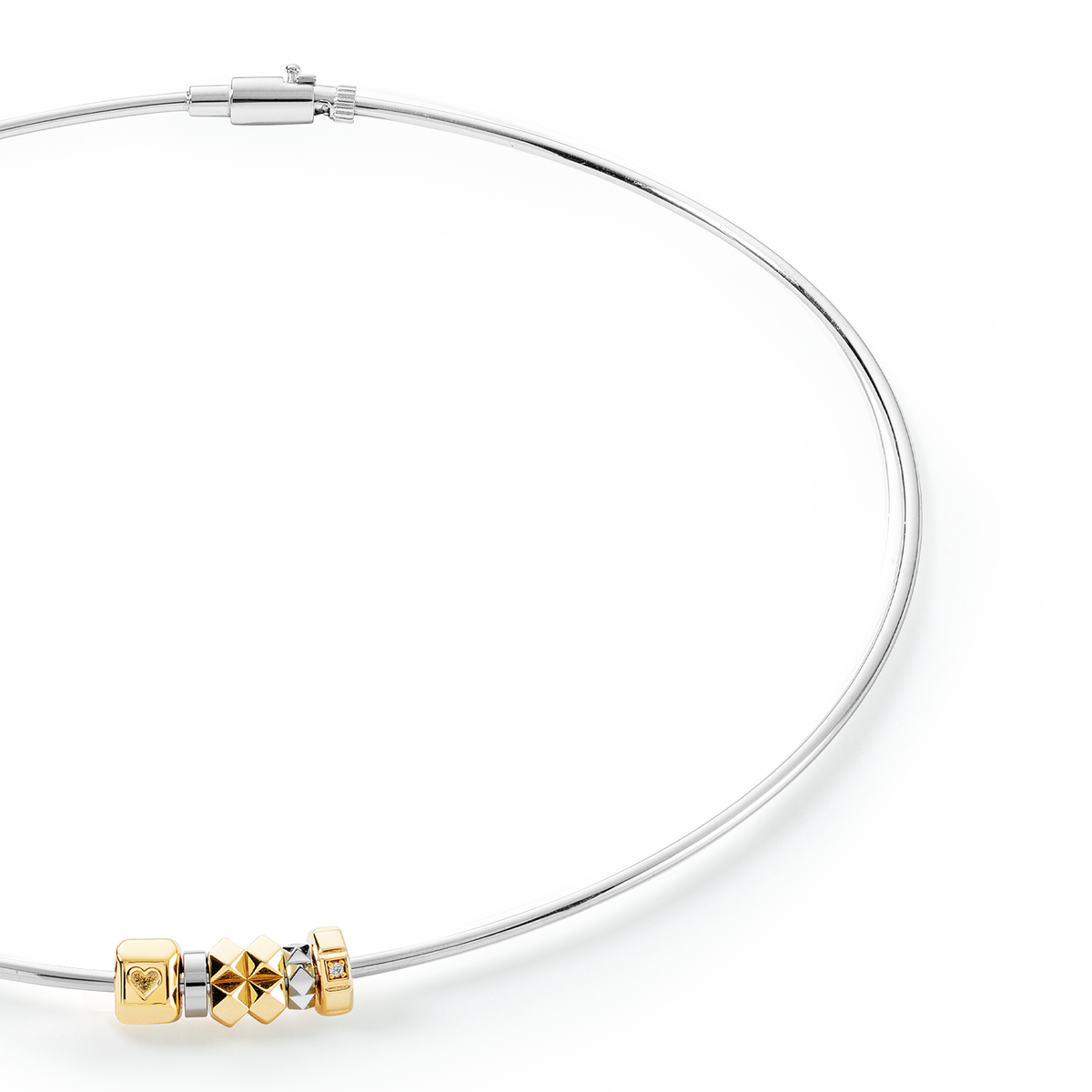ELEMENTS Collection necklace rigid bicolor