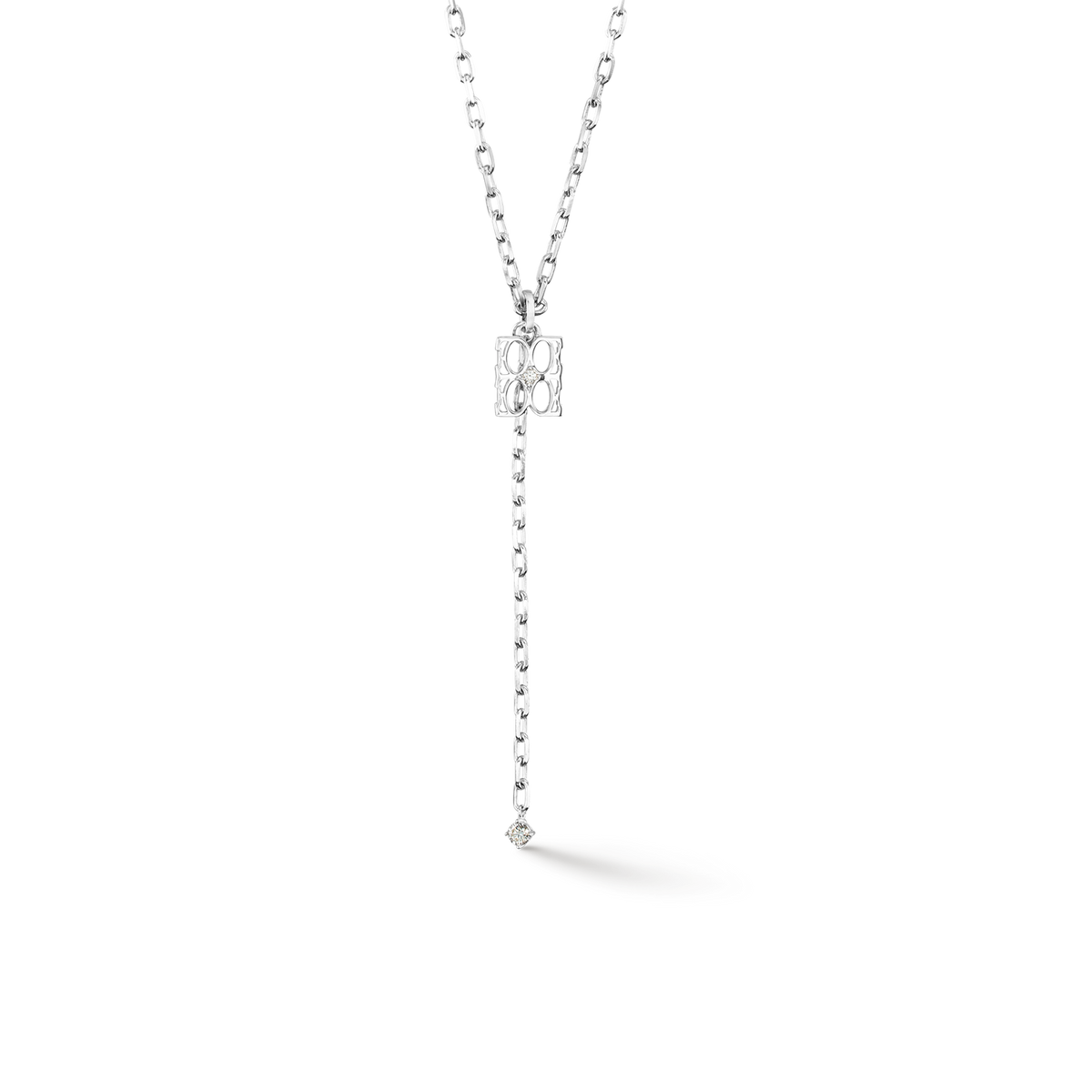 SIGNATURE Collection Y-style necklace silver