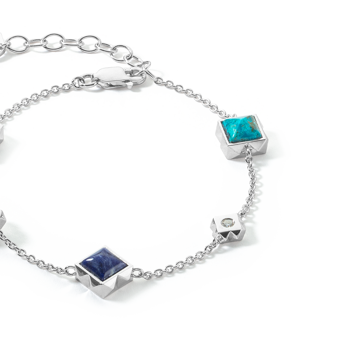 STATION Collection bracelet silver-blue