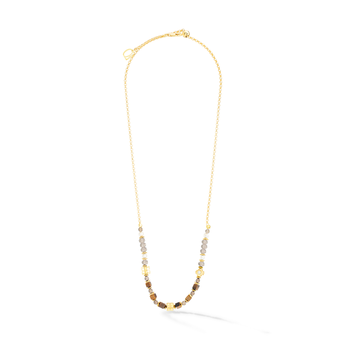 ICONIC Collection Spike necklace gold-brown