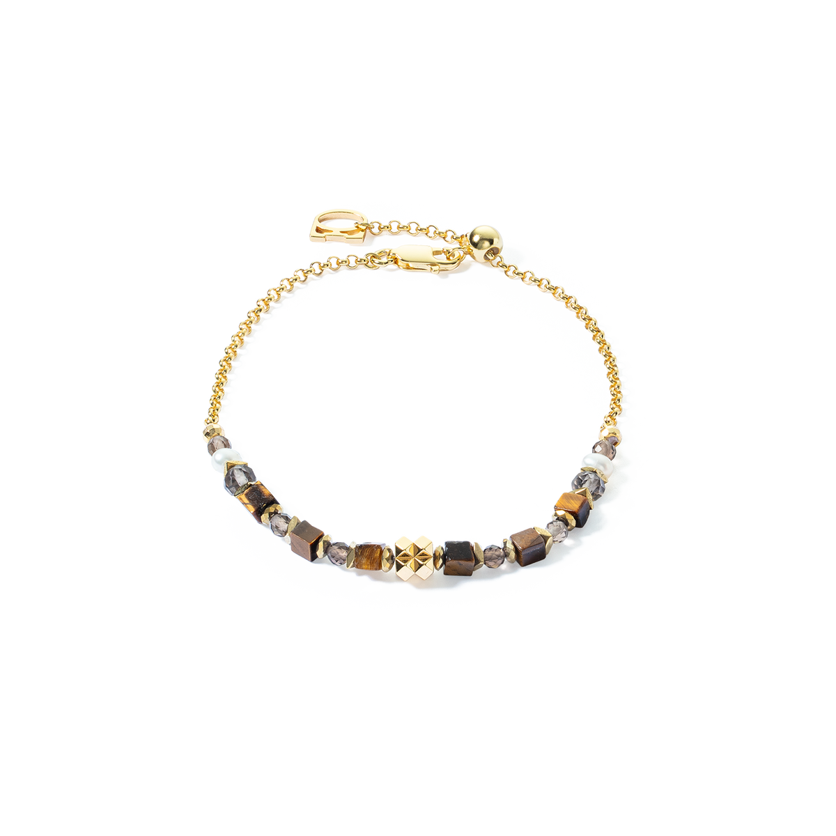 ICONIC Collection Spike bracelet gold-brown
