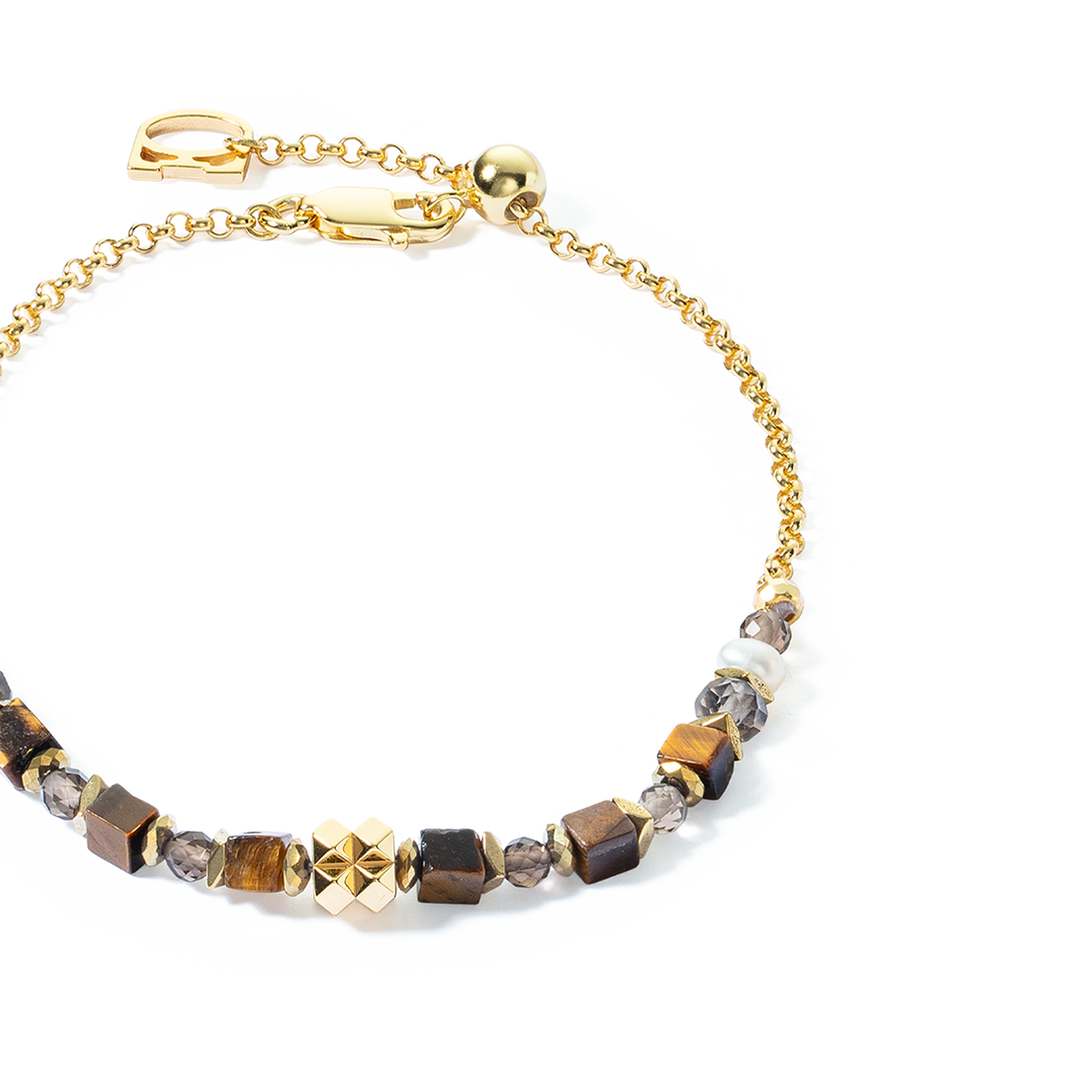 ICONIC Collection Spike bracelet gold-brown