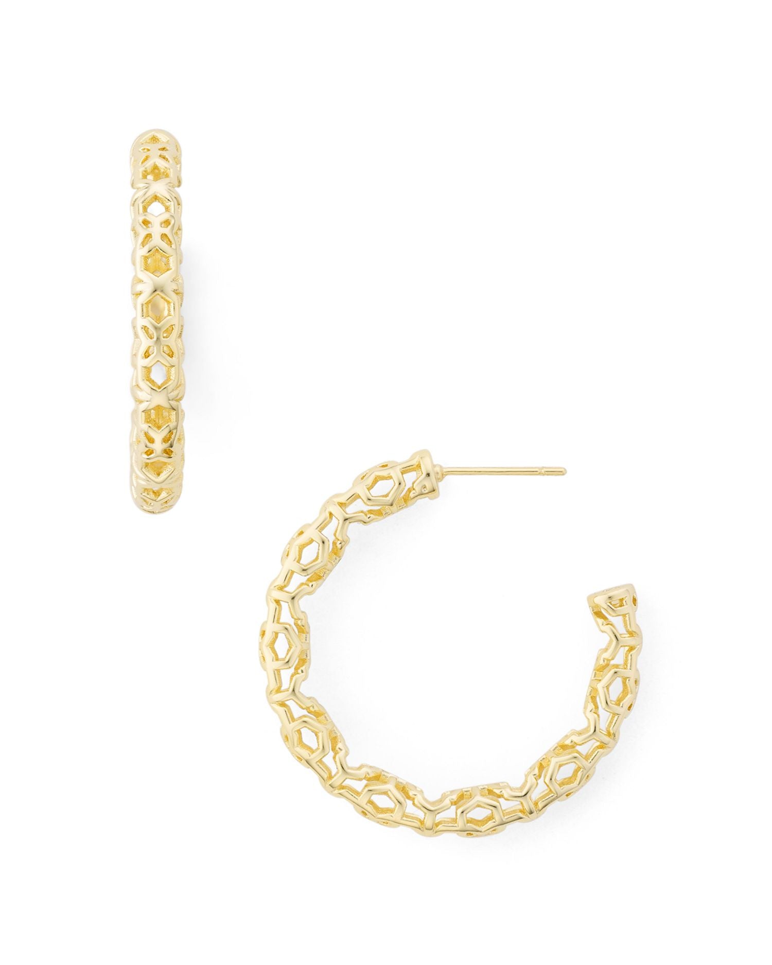 Maggie Medium Hoop Earrings