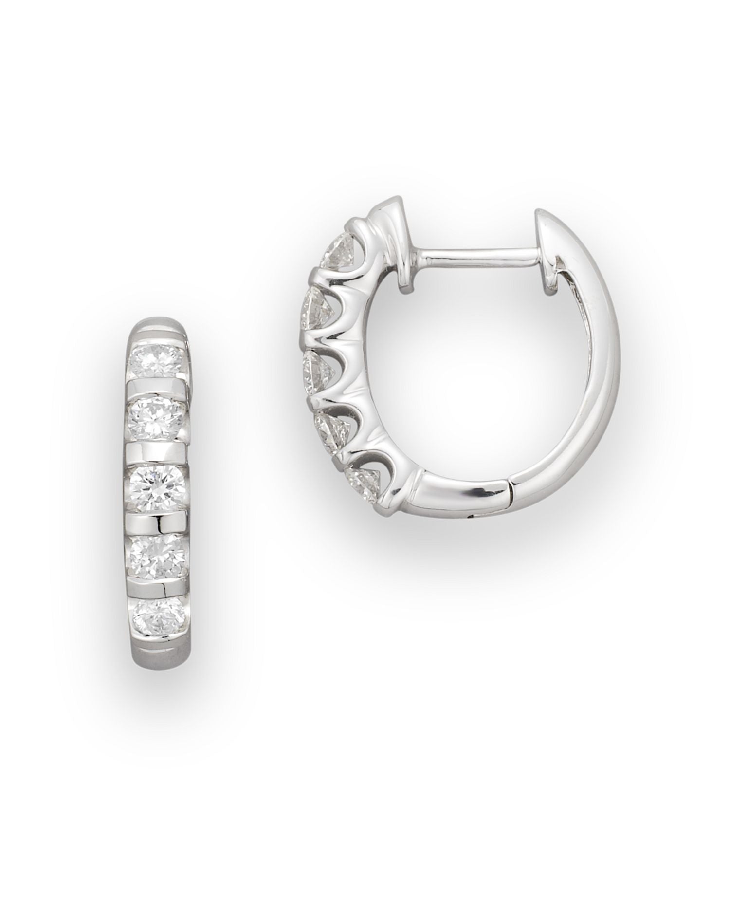 Diamond Hoop Earrings 14K Gold, 0.50 ct. t.w. - Exclusive