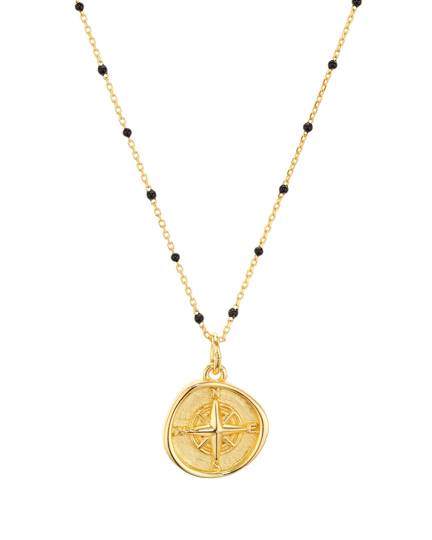North Star Pendant Necklace in 18K Gold-Plated Sterling Silver, 16'-18'