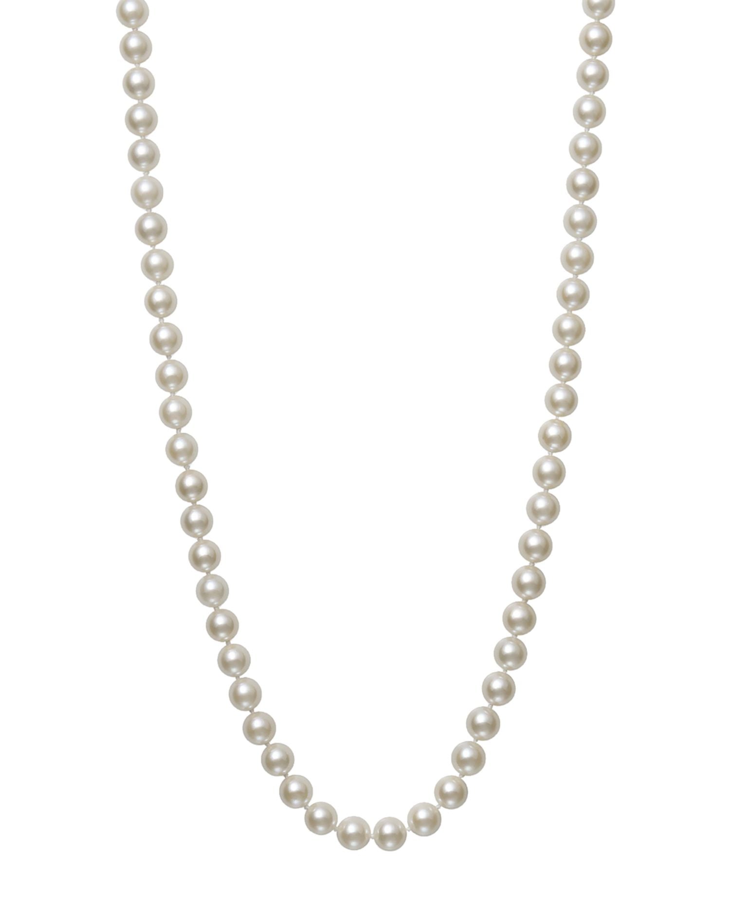 Cultured Freshwater Pearl Necklace in 14K Yellow Gold, 18" - Exclusive