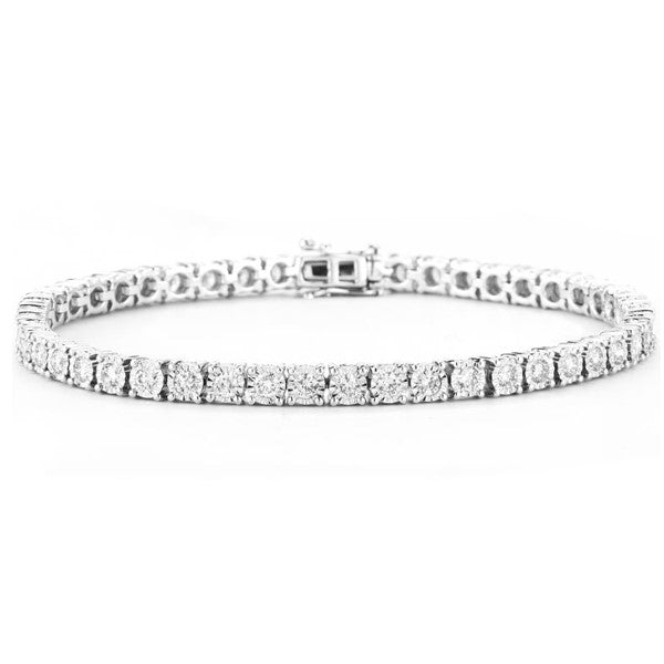 Diana M 8.00 Carat Diamond Tennis Bracelet