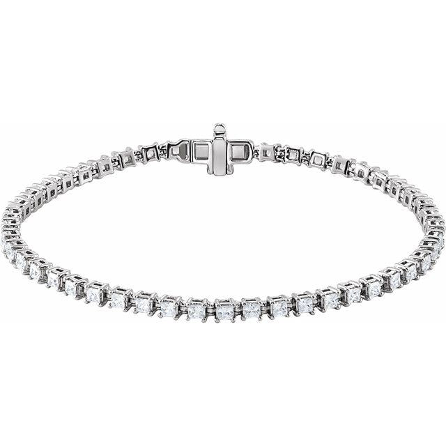 1.2Ct Lab-grown Diamond Bracelet in 14K Yellow Gold