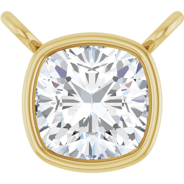 5.8Ct Lab-grown Diamond Necklace in 14K Yellow Gold