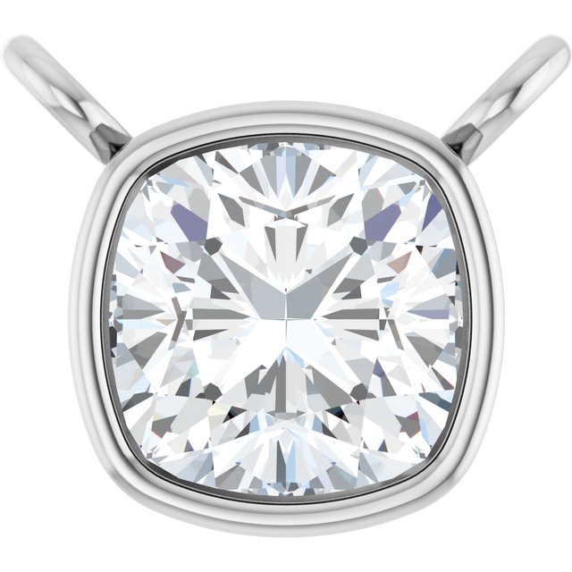 5.8Ct Lab-grown Diamond Necklace in 14K Yellow Gold