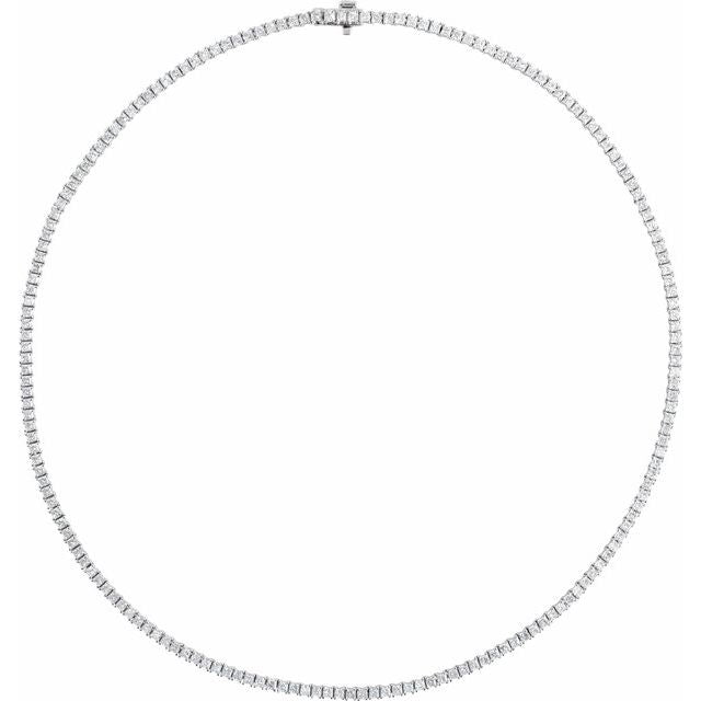 1.4Ct Lab-grown Diamond Necklace in 14K Yellow Gold