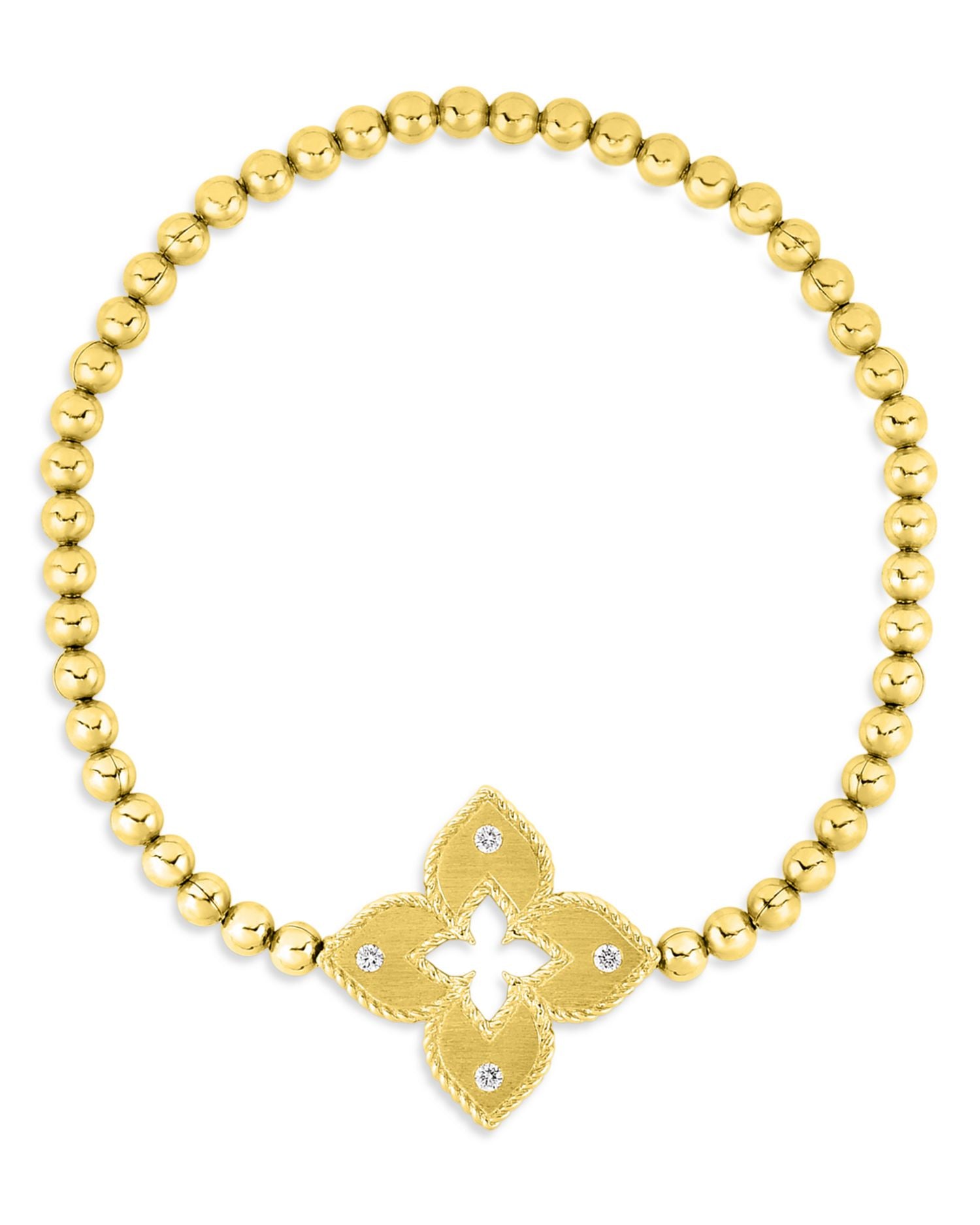 18K Venetian Princess Diamond Stretch Bracelet