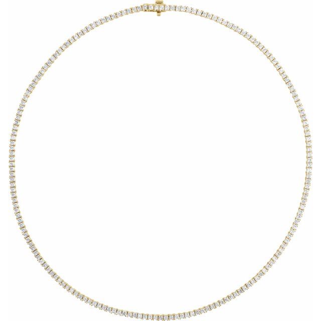 1.4Ct Lab-grown Diamond Necklace in 14K Yellow Gold