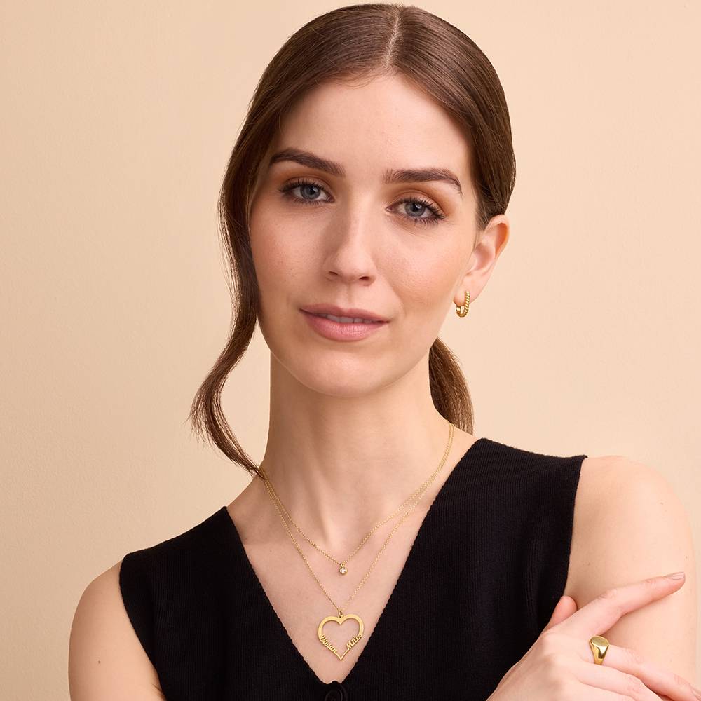 10k Gold Heart Necklace