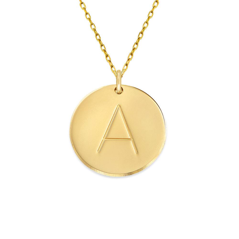 Gifts for Her - 10K Gold Initial Necklace
