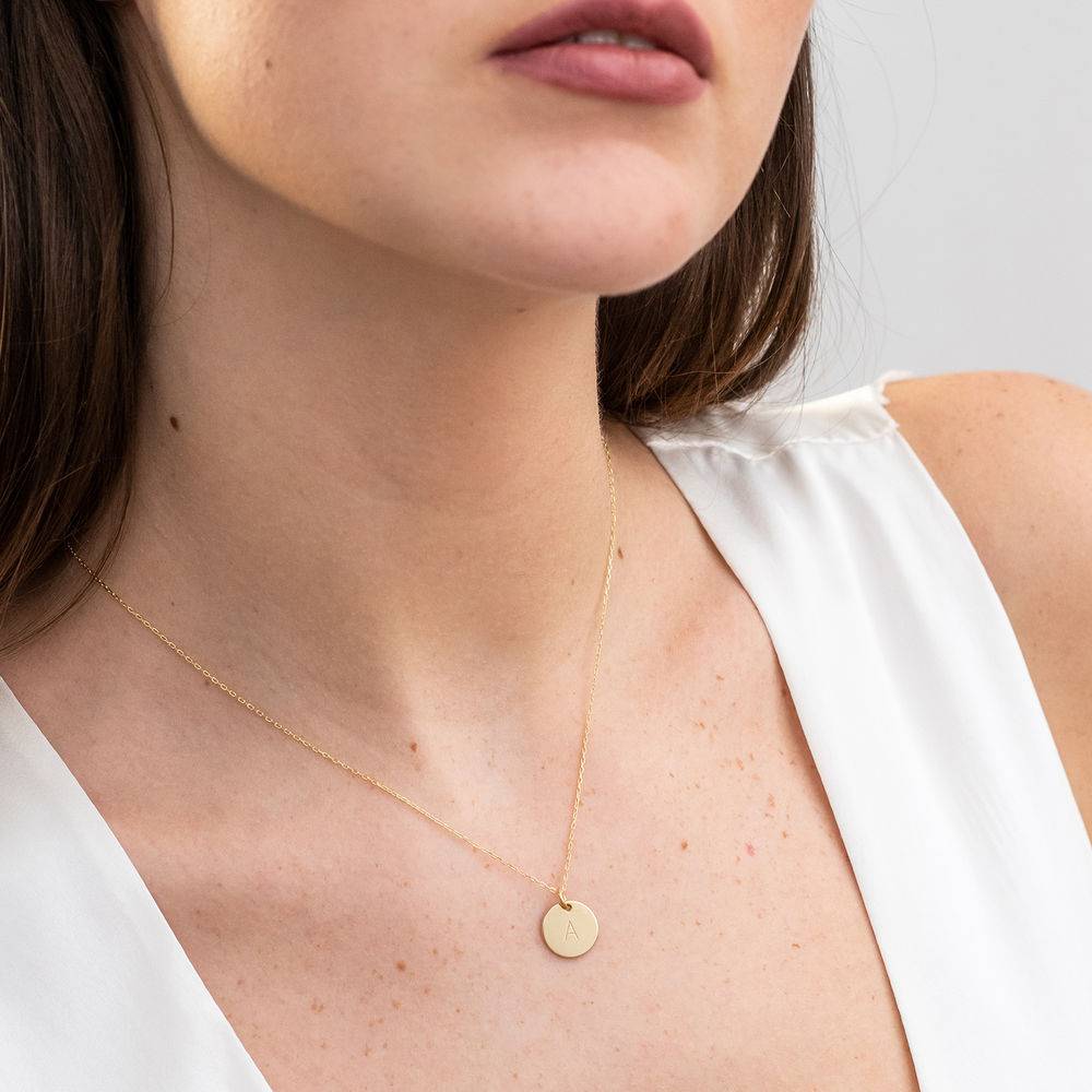 Gifts for Her - 10K Gold Initial Necklace