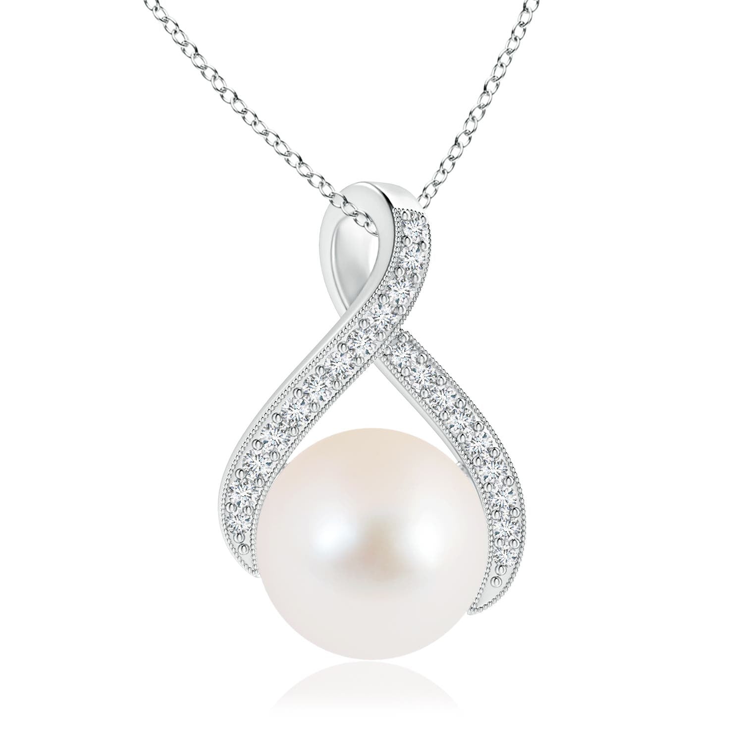 0.75 CTW Opal Angel Wing Bypass Pendant in Silver