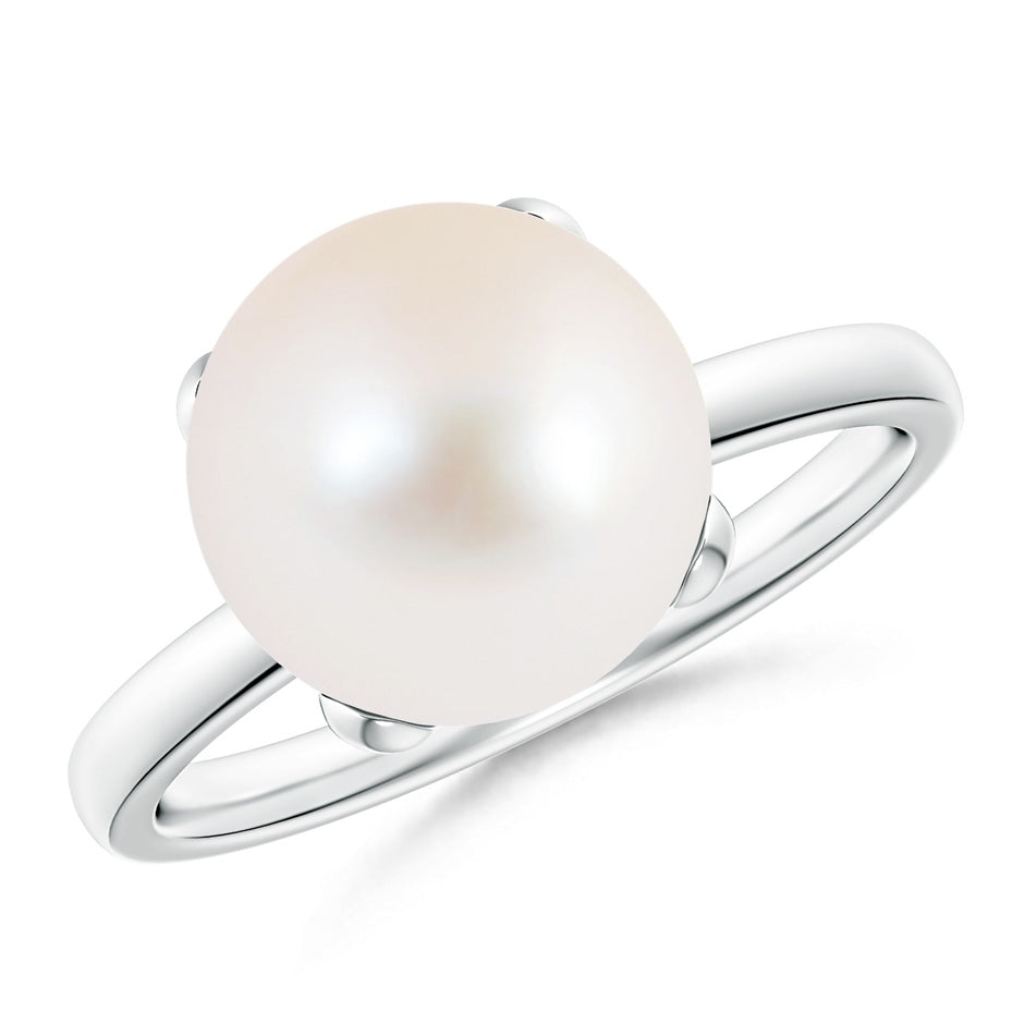 Classic Solitaire Freshwater Pearl Ring