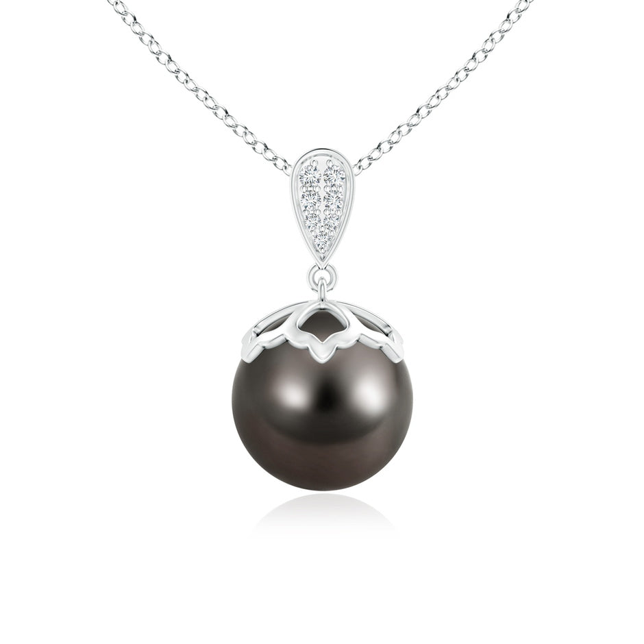 Tahitian Pearl Pendant with Inverted Pear Bale
