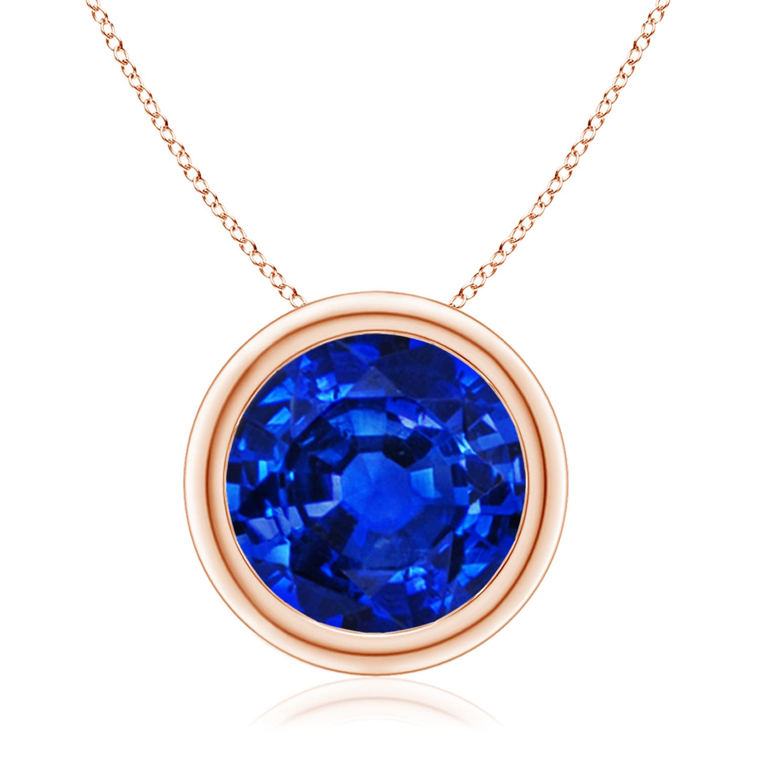 3.09 CTW Claw-Set Diamond Infinity Pendant with Diamond Accents in 18K Rose Gold