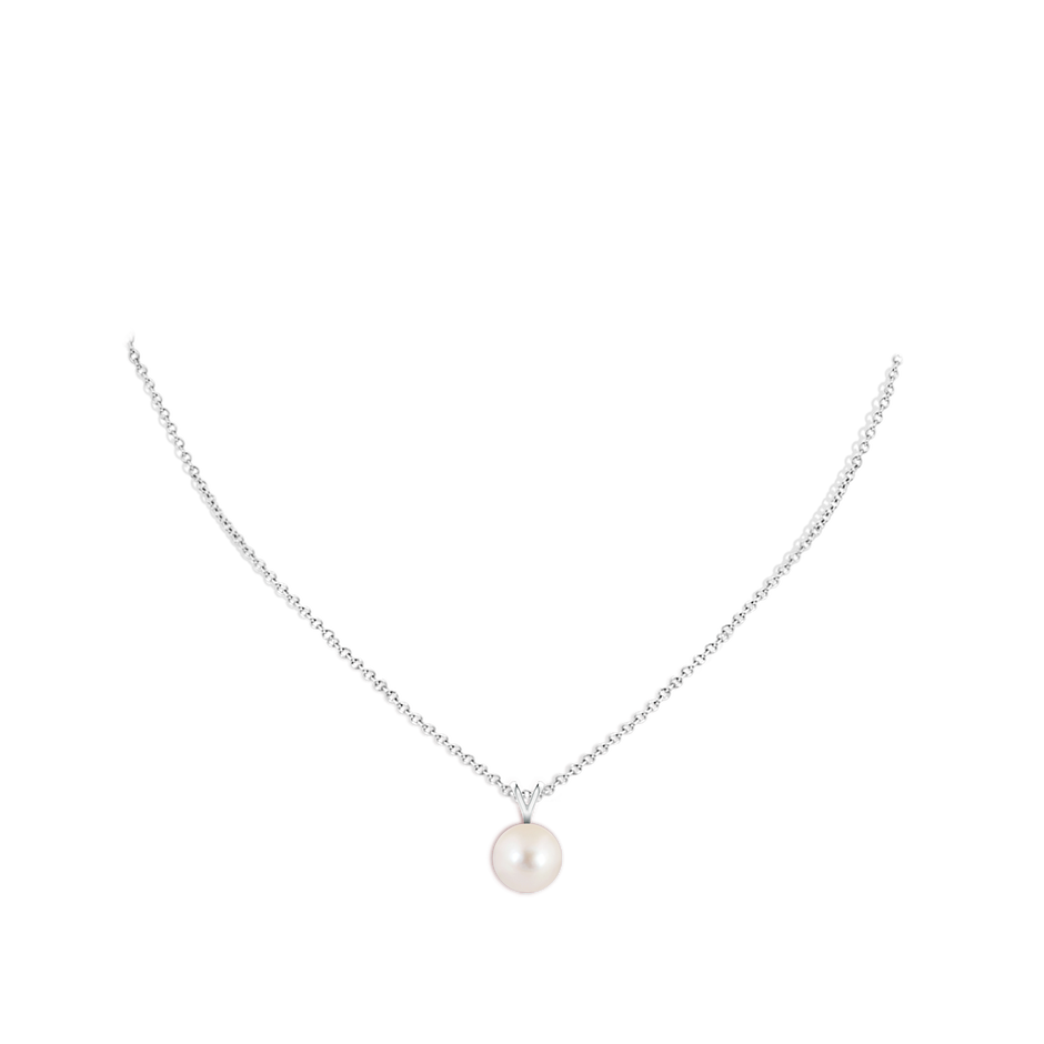 Freshwater Pearl Solitaire V-Bale Pendant