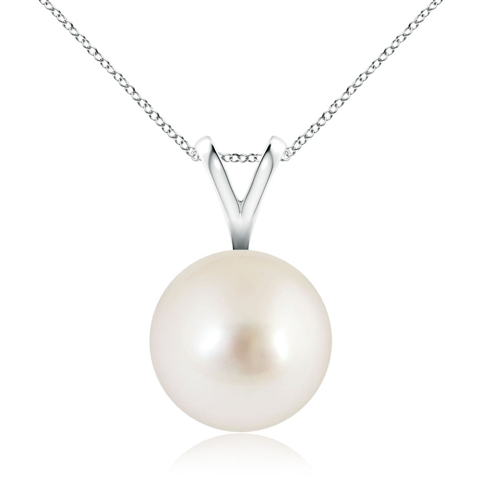 South Sea Pearl Solitaire V-Bale Pendant