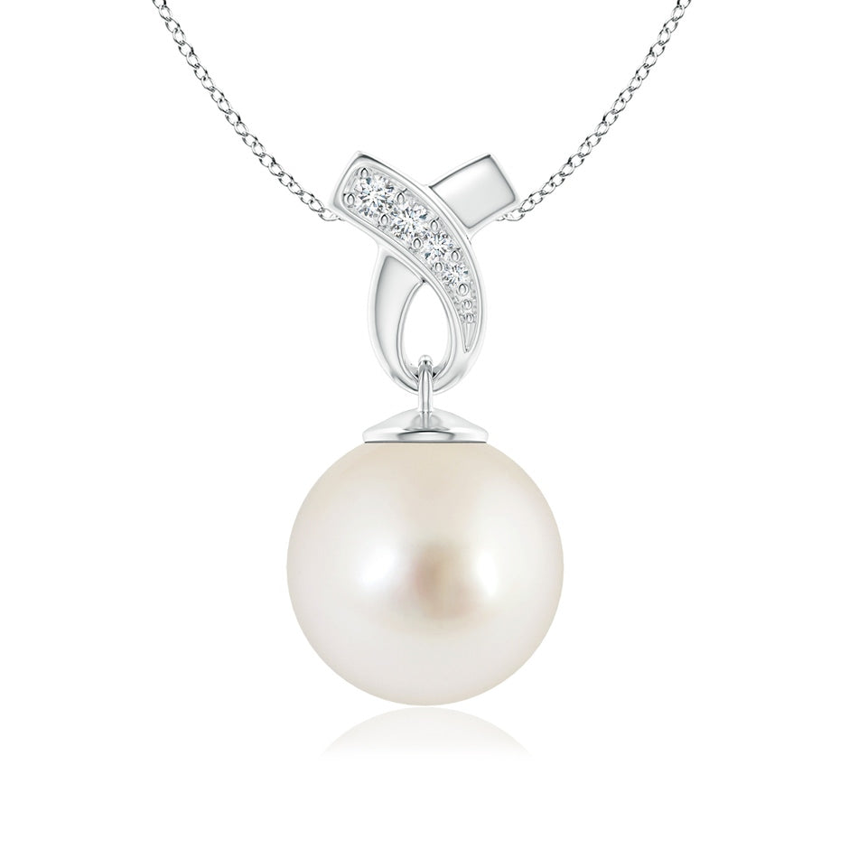 South Sea Pearl Pendant with Ribbon Bale