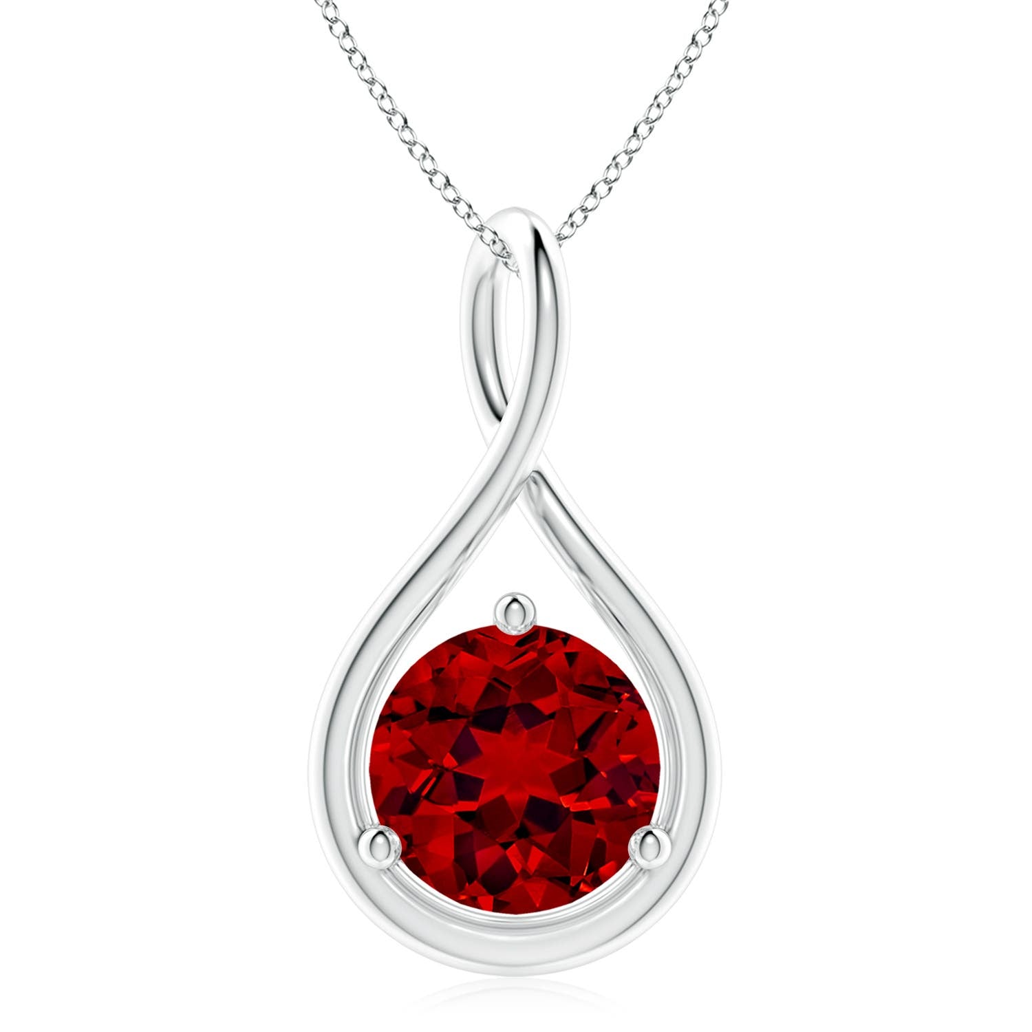 1.24 CTW Shell Style Oval Lab-Grown Fancy Intense Yellow and White Diamond Pendant in Platinum