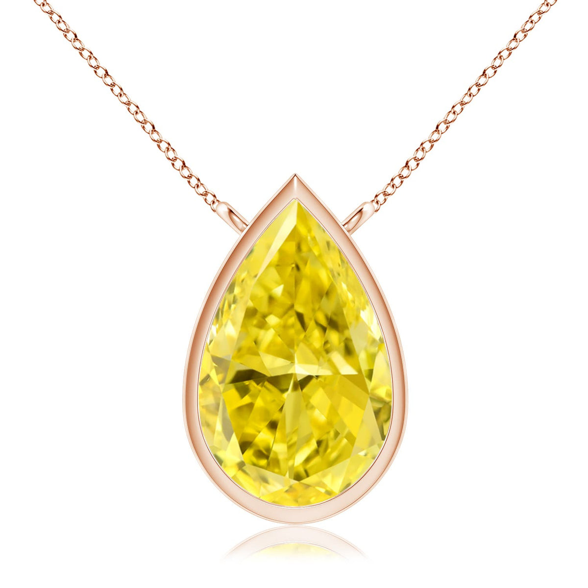1.75 CTW Flat Prong-Set Lab-Grown Fancy Intense Yellow and White Diamond Cross Pendant in Platinum