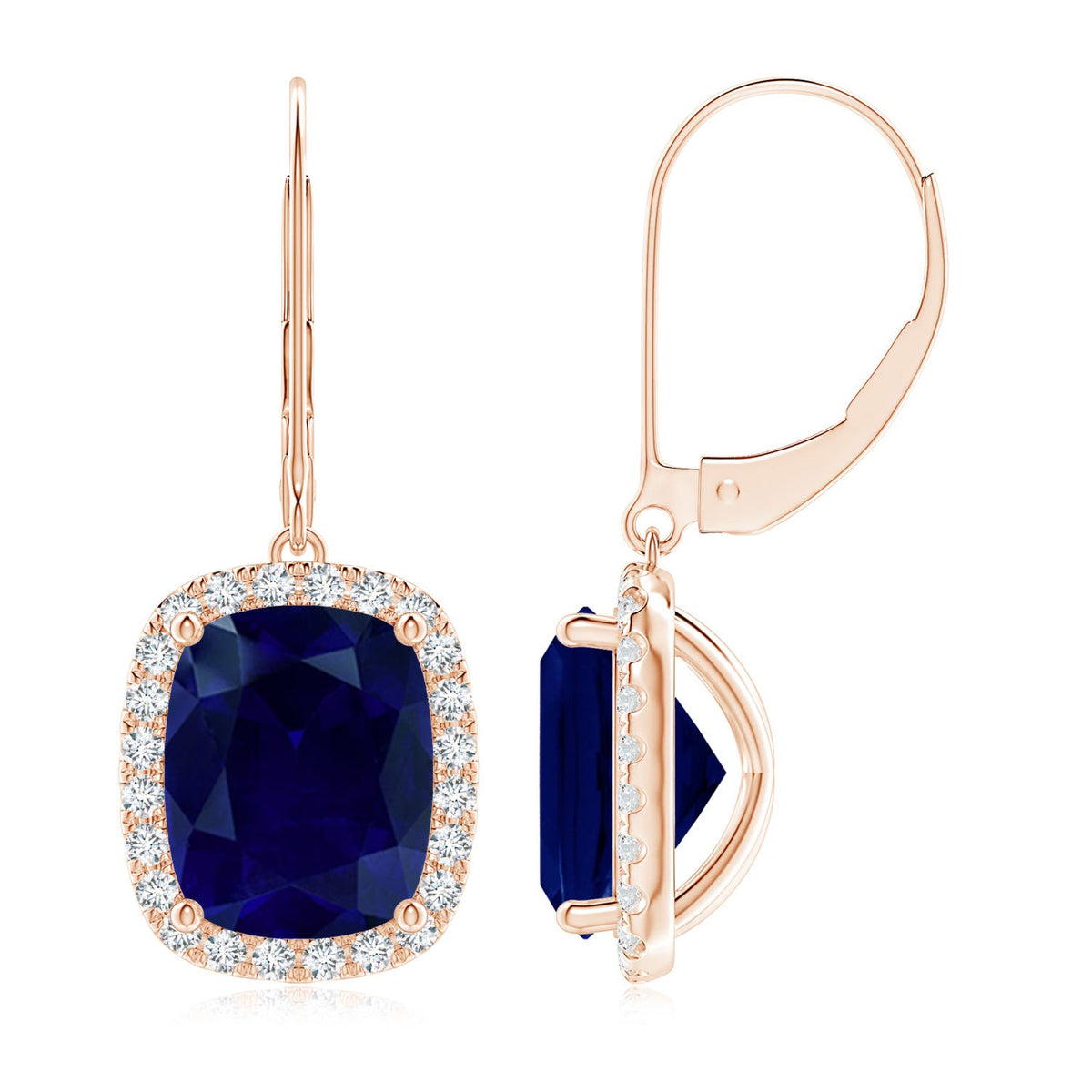 2.8 CTW Bezel-Set Ruby Solitaire Stud Earrings in Silver