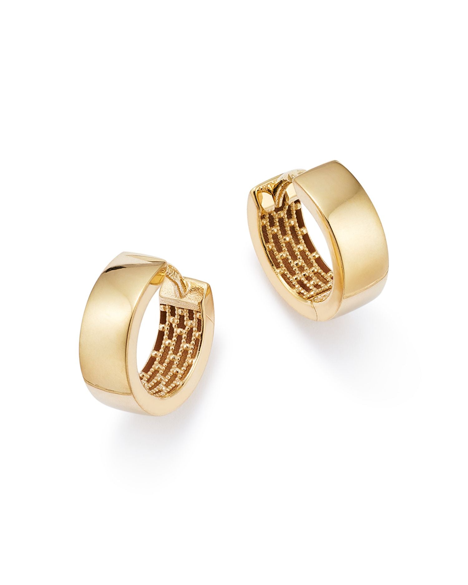 Huggie Hoop Earrings in 14K Yellow Gold - Exclusive