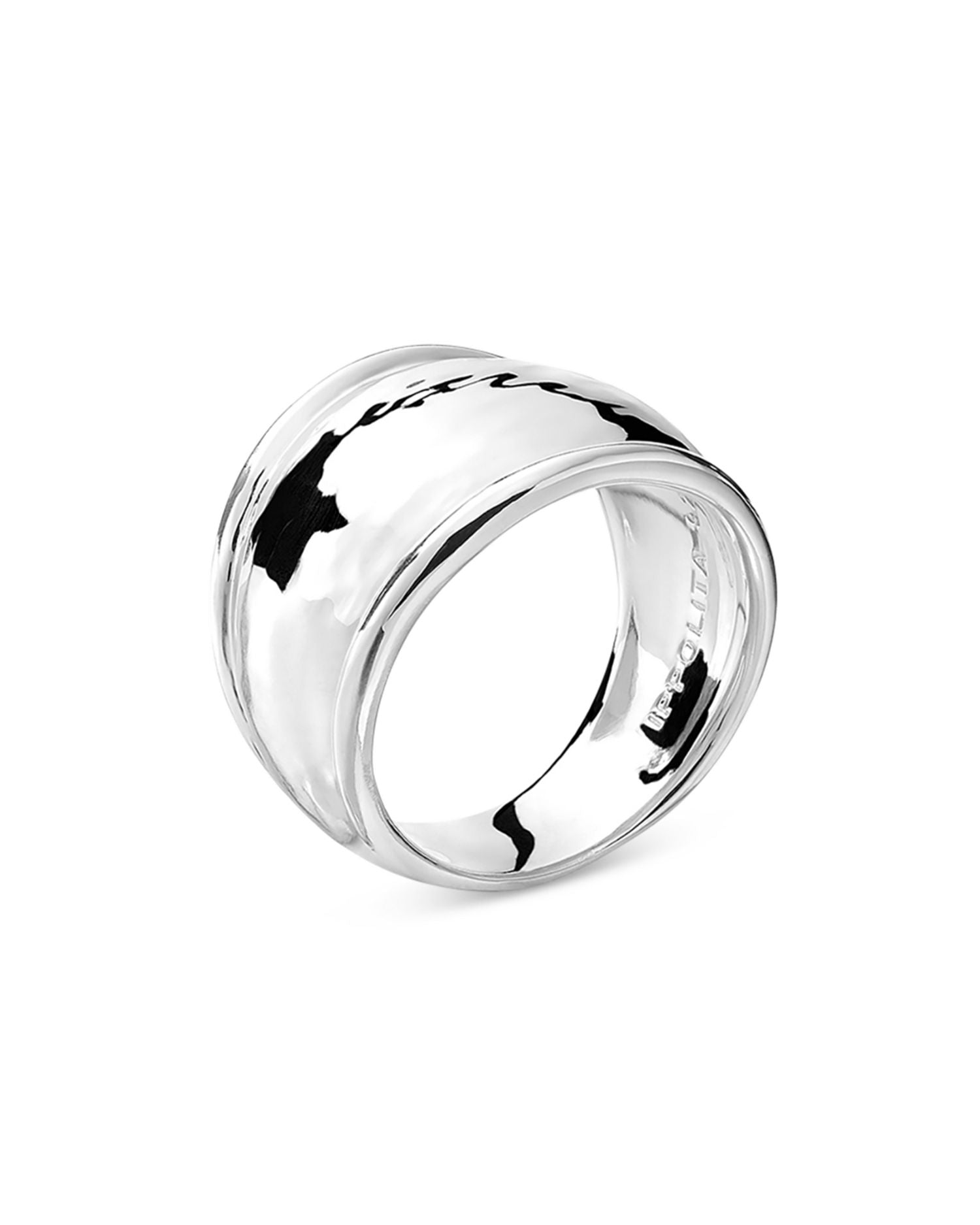 Sterling Silver Classico Hammered Dome Ring
