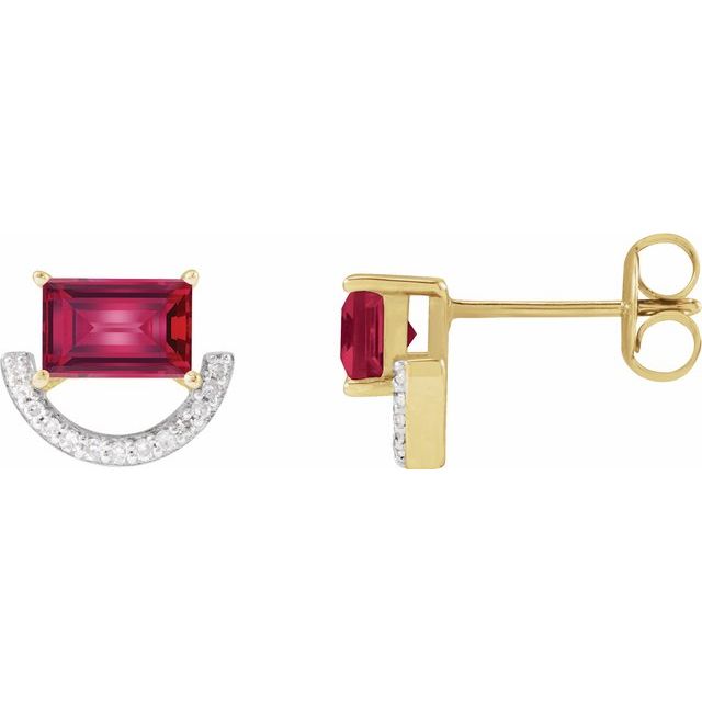 3.4Ct Natural Diamond Earrings in 14K Yellow Gold