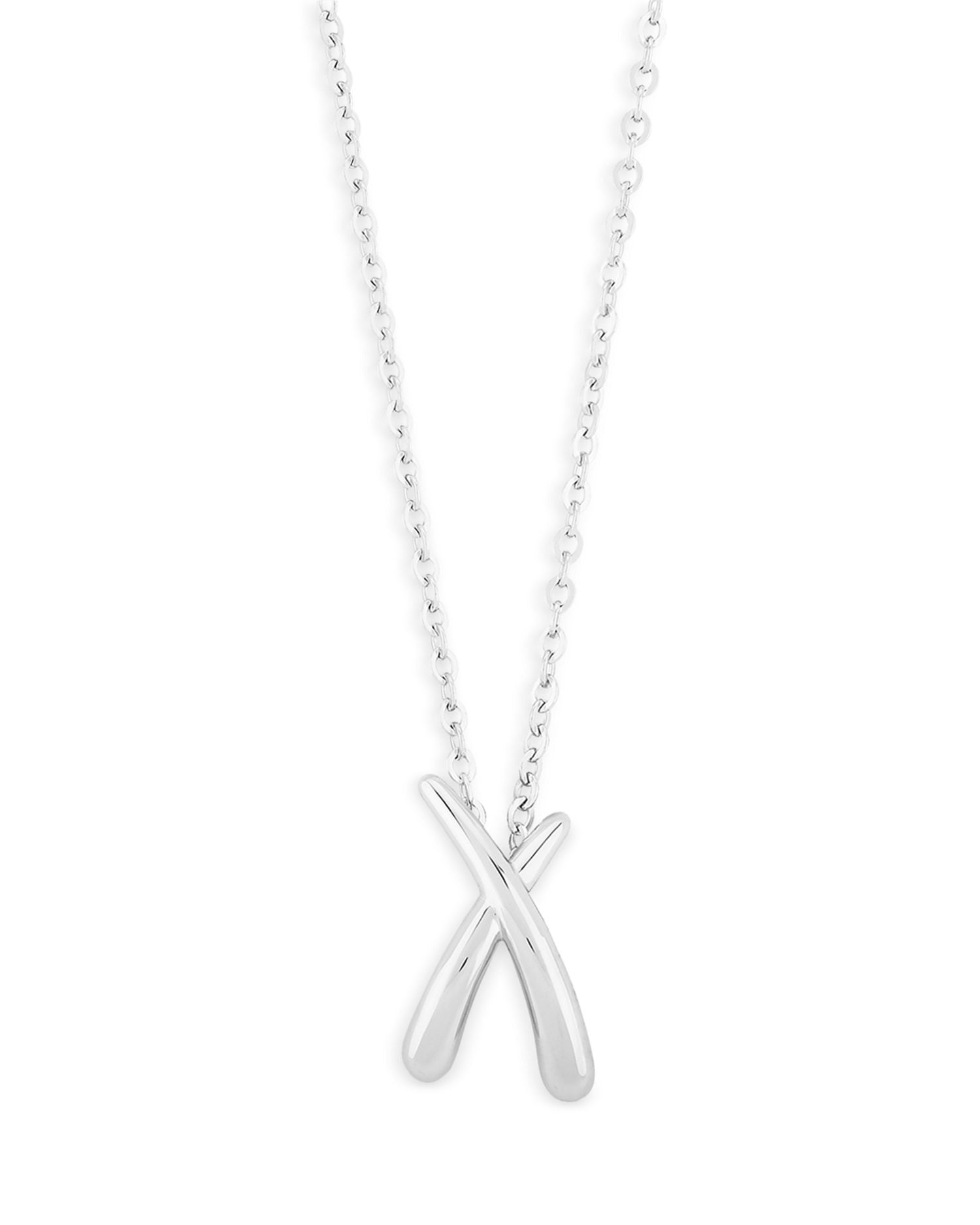 Large X Pendant Necklace, 18' - Exclusive