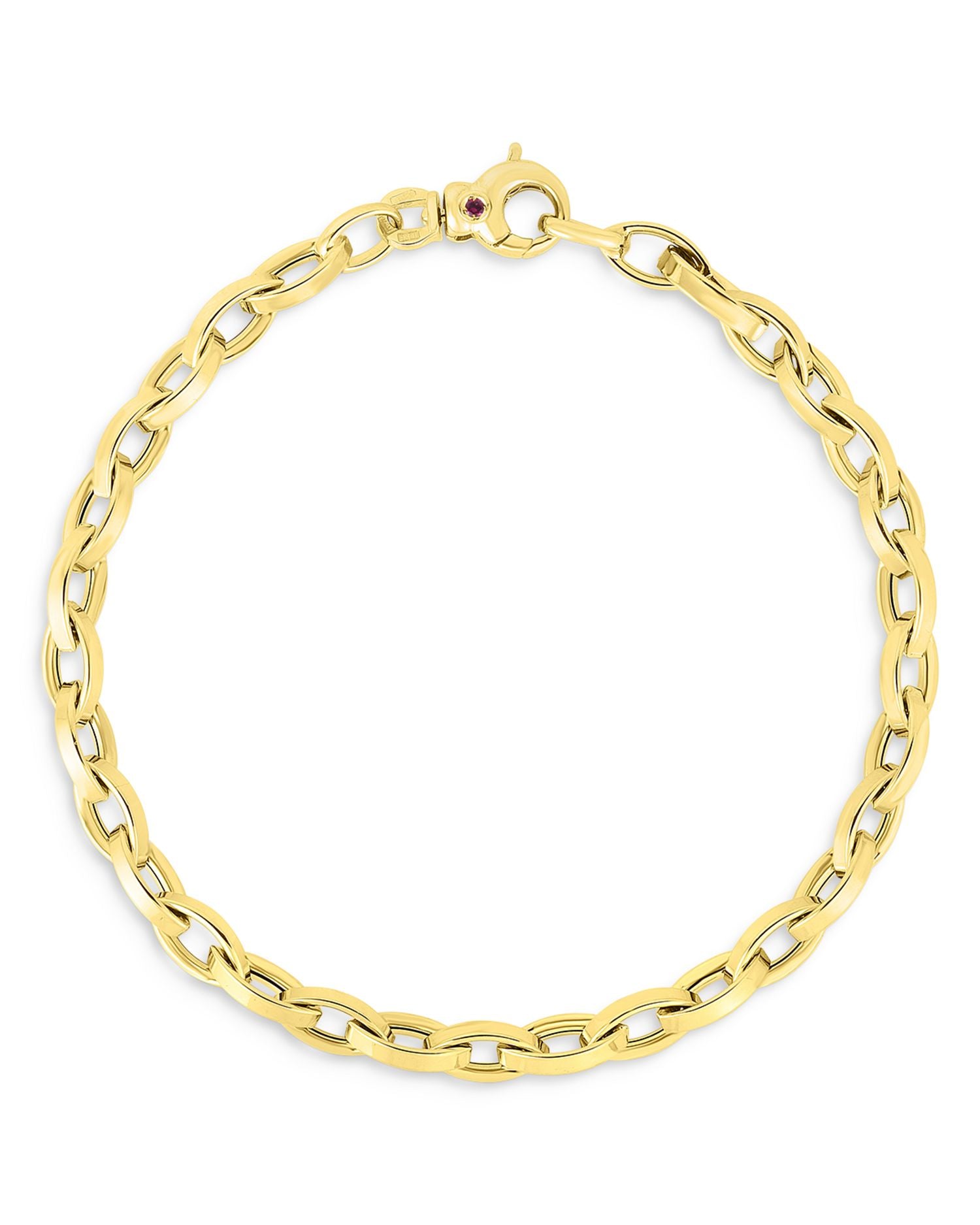 18K Yellow Gold Chain Bracelet