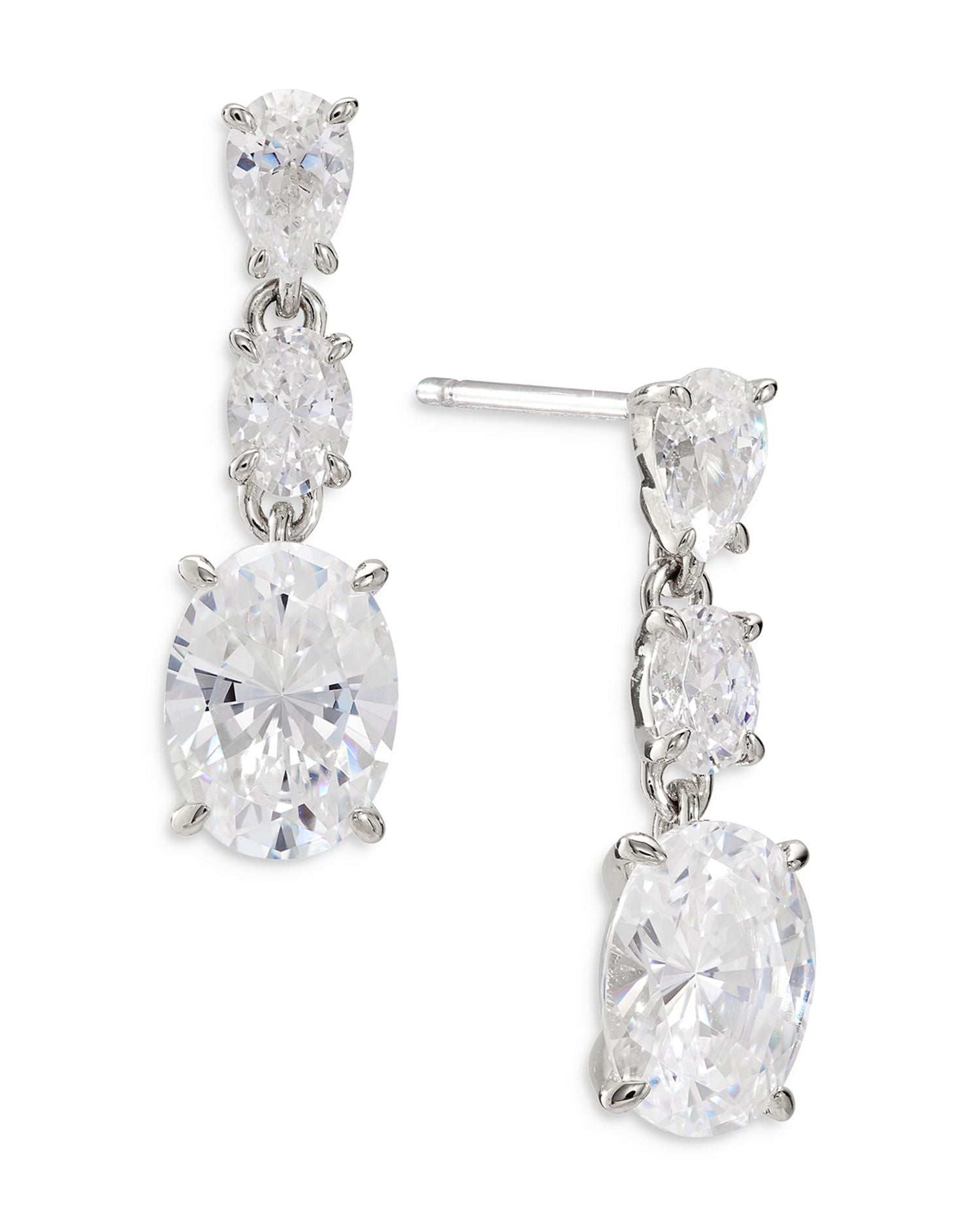Emilia Cubic Zirconia Drop Earrings