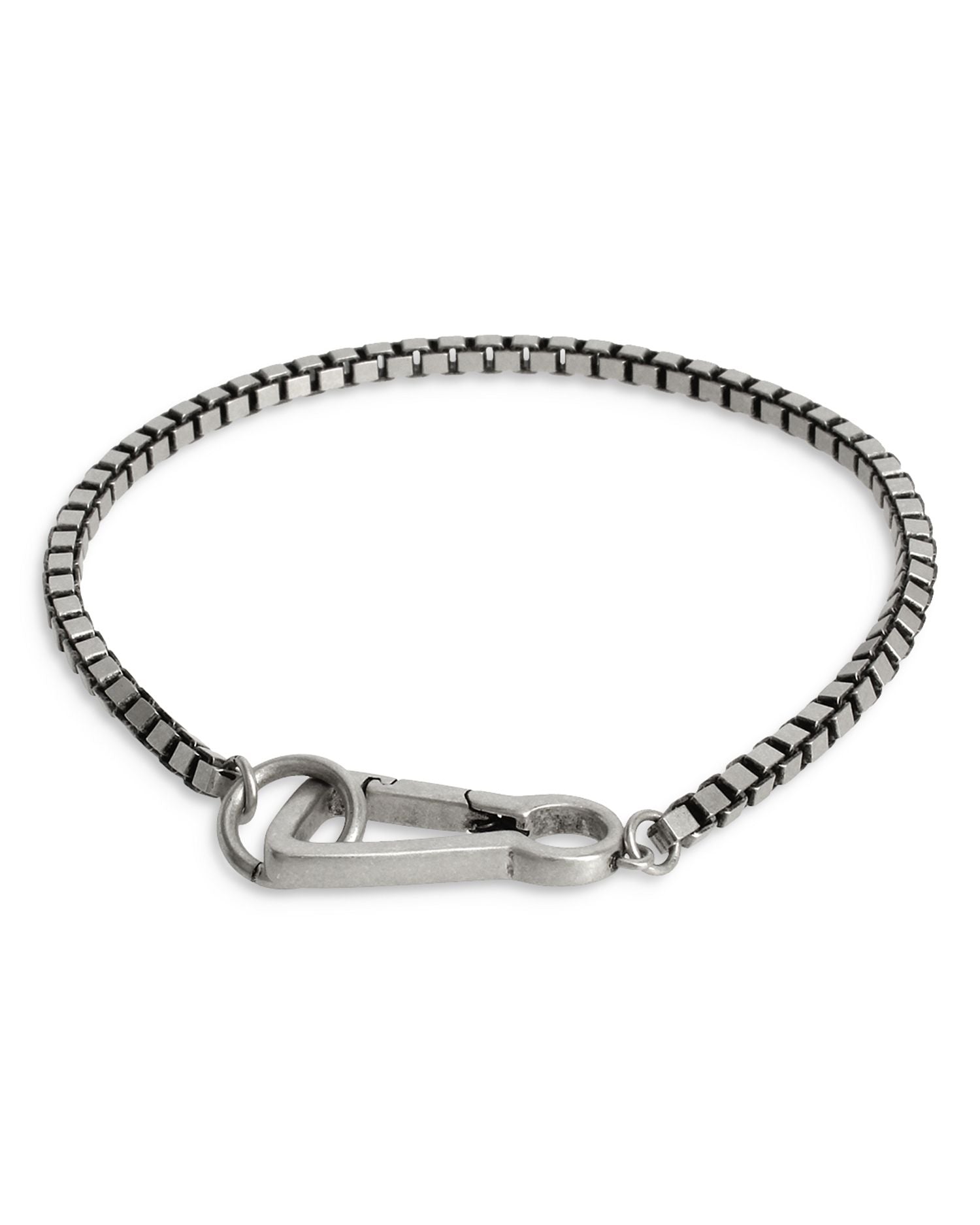 Sterling Silver Box Chain Bracelet