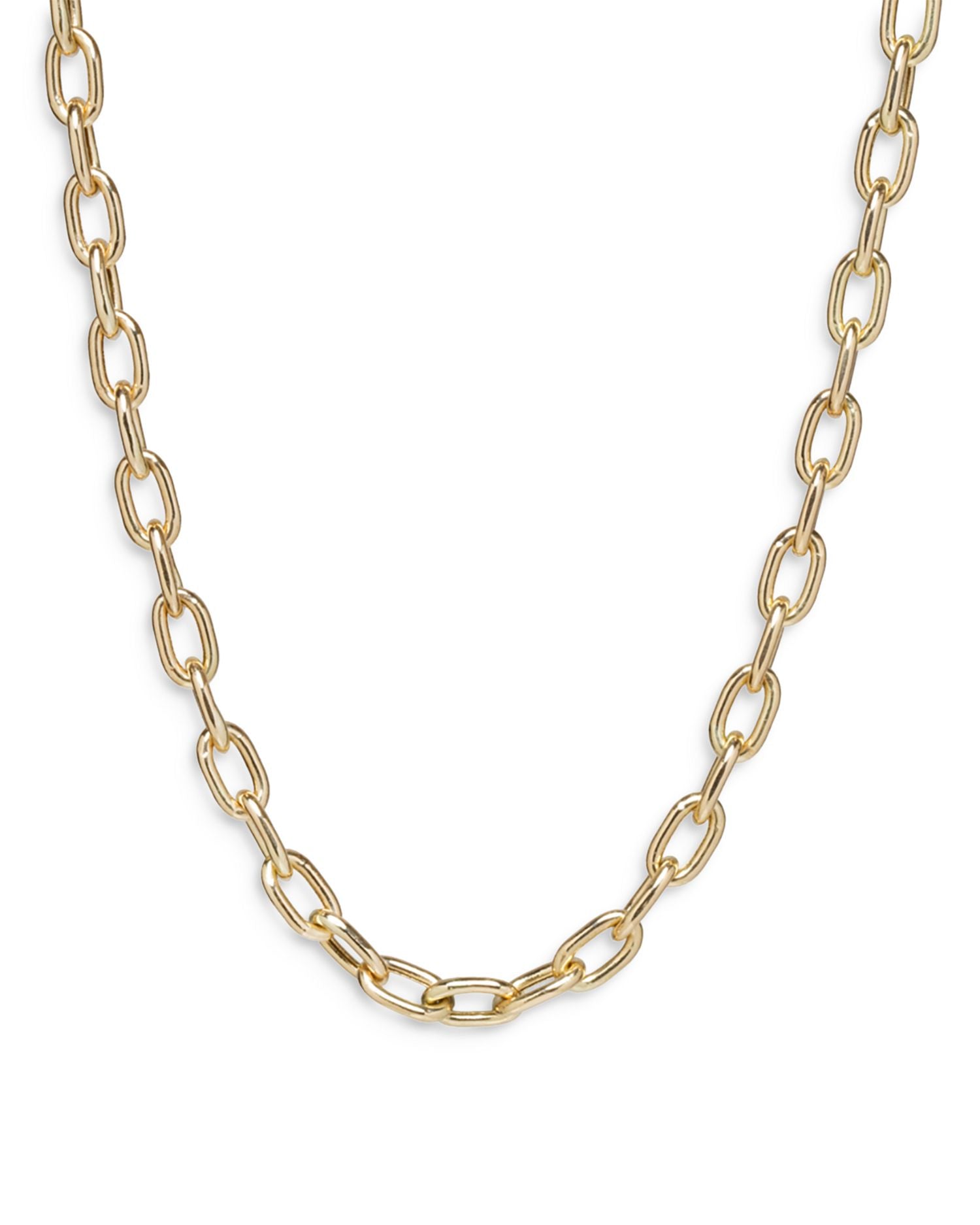14K Yellow Gold Chain Necklace, 16'