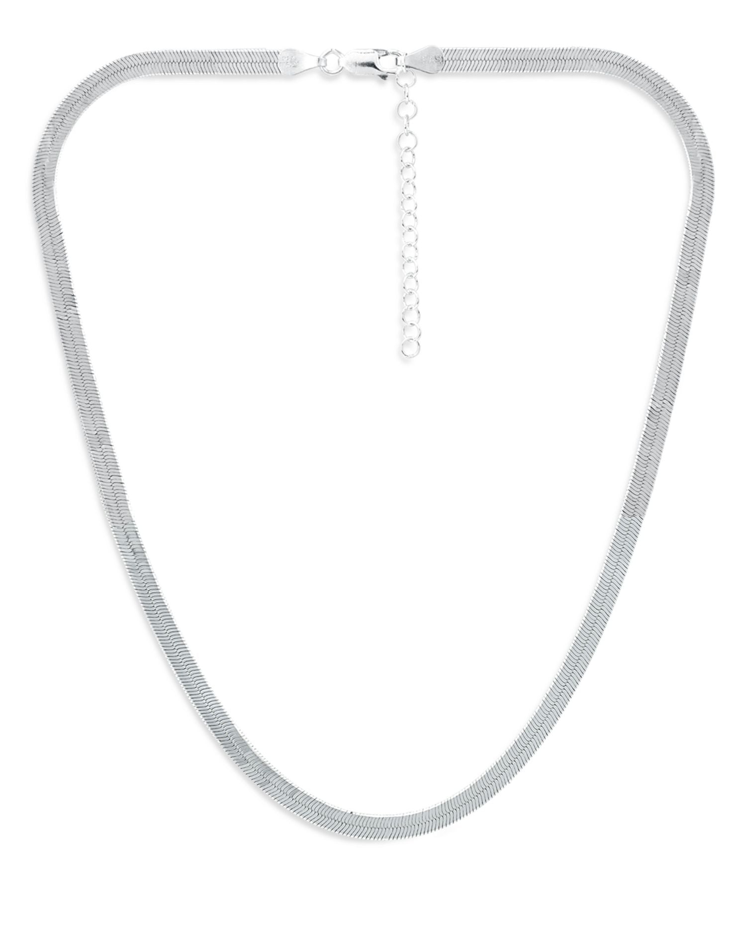Herringbone Chain Necklace, 16' - Exclusive