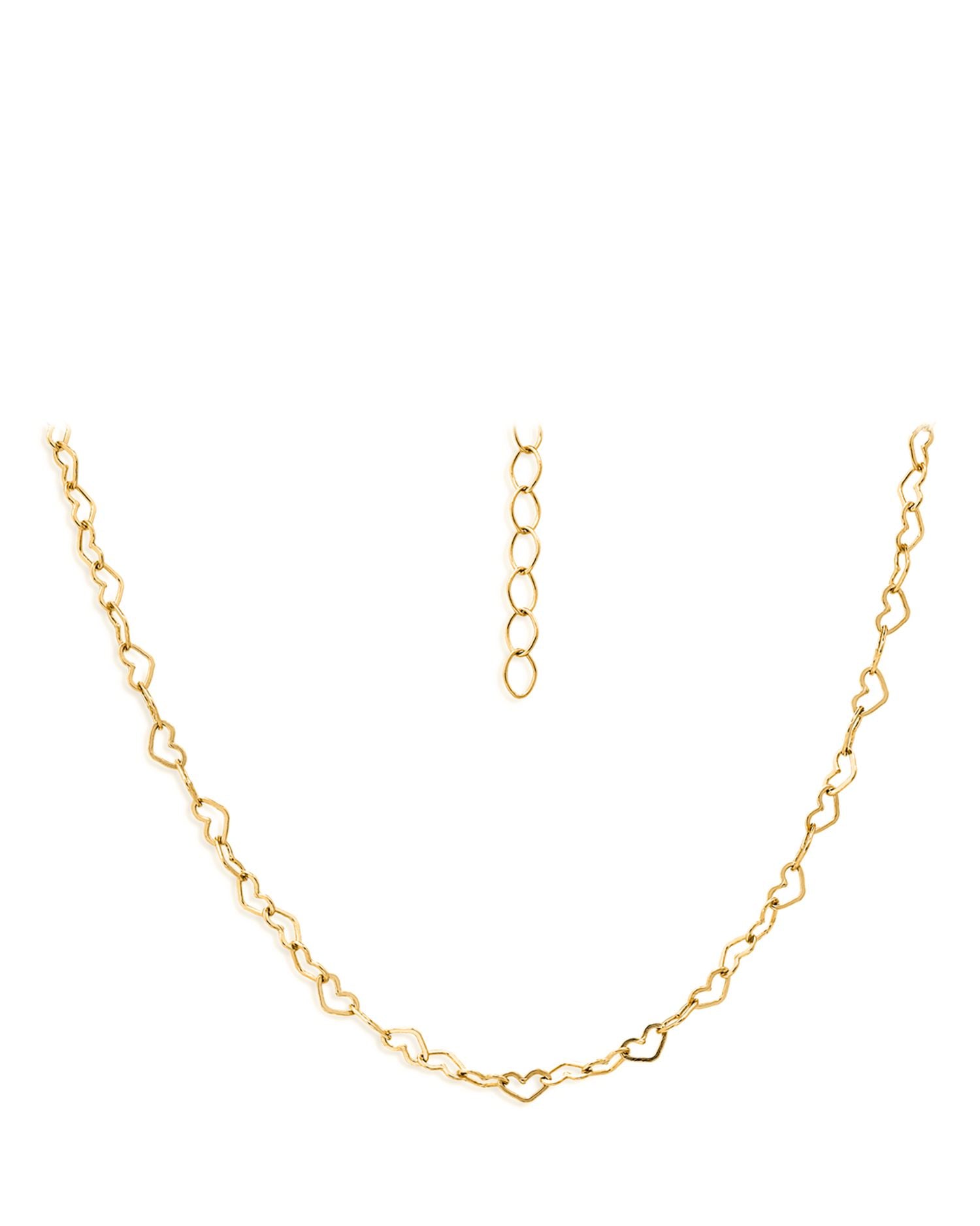 Heart Link Chain Necklace, 16' - Exclusive