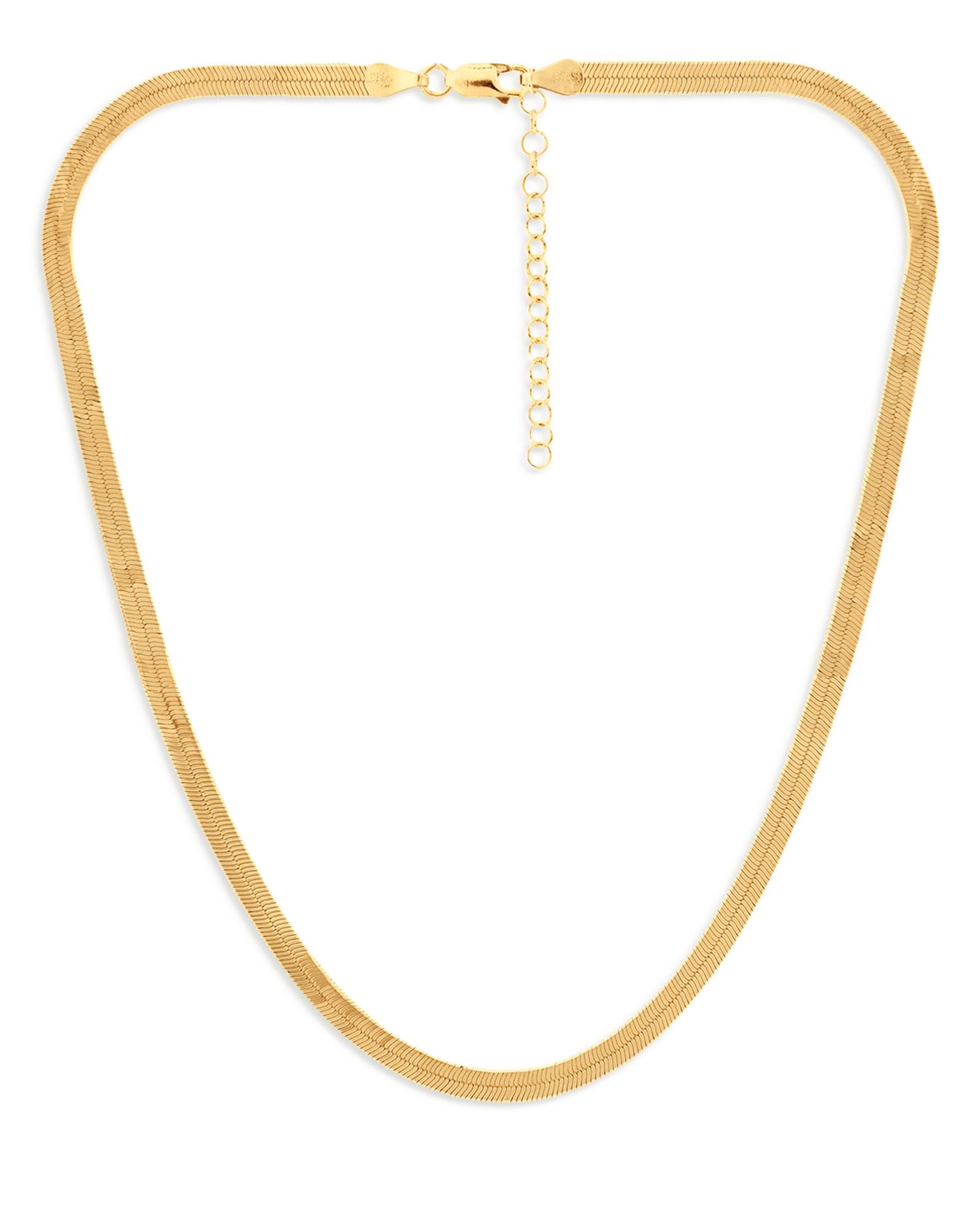 Herringbone Chain Necklace, 16' - Exclusive