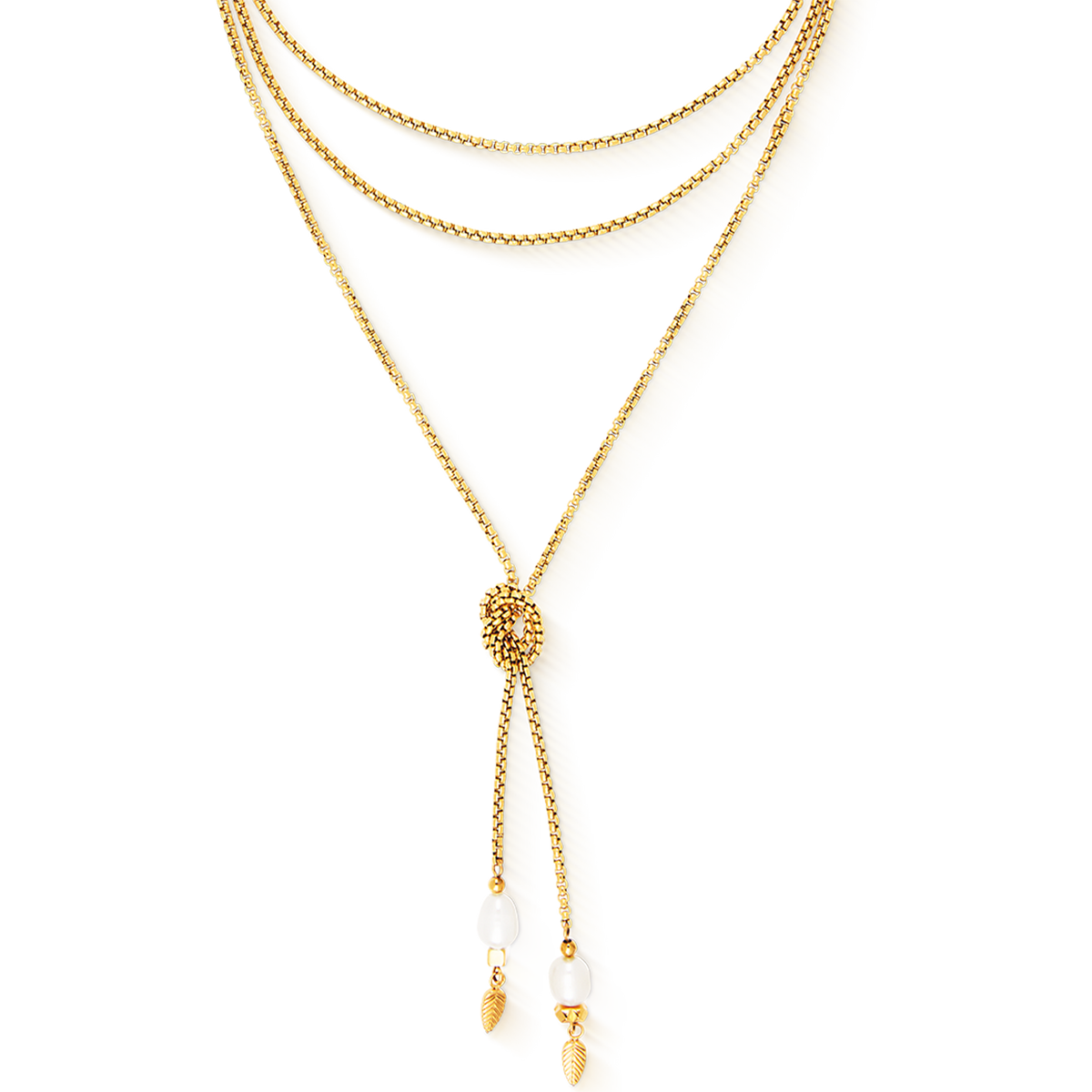 Necklace Serene Knot Chain gold
