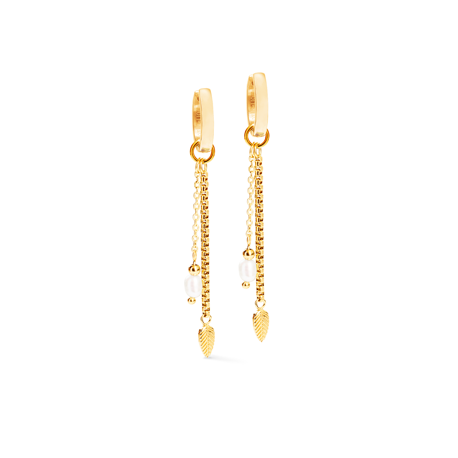 Earrings Serene Knot Chain gold