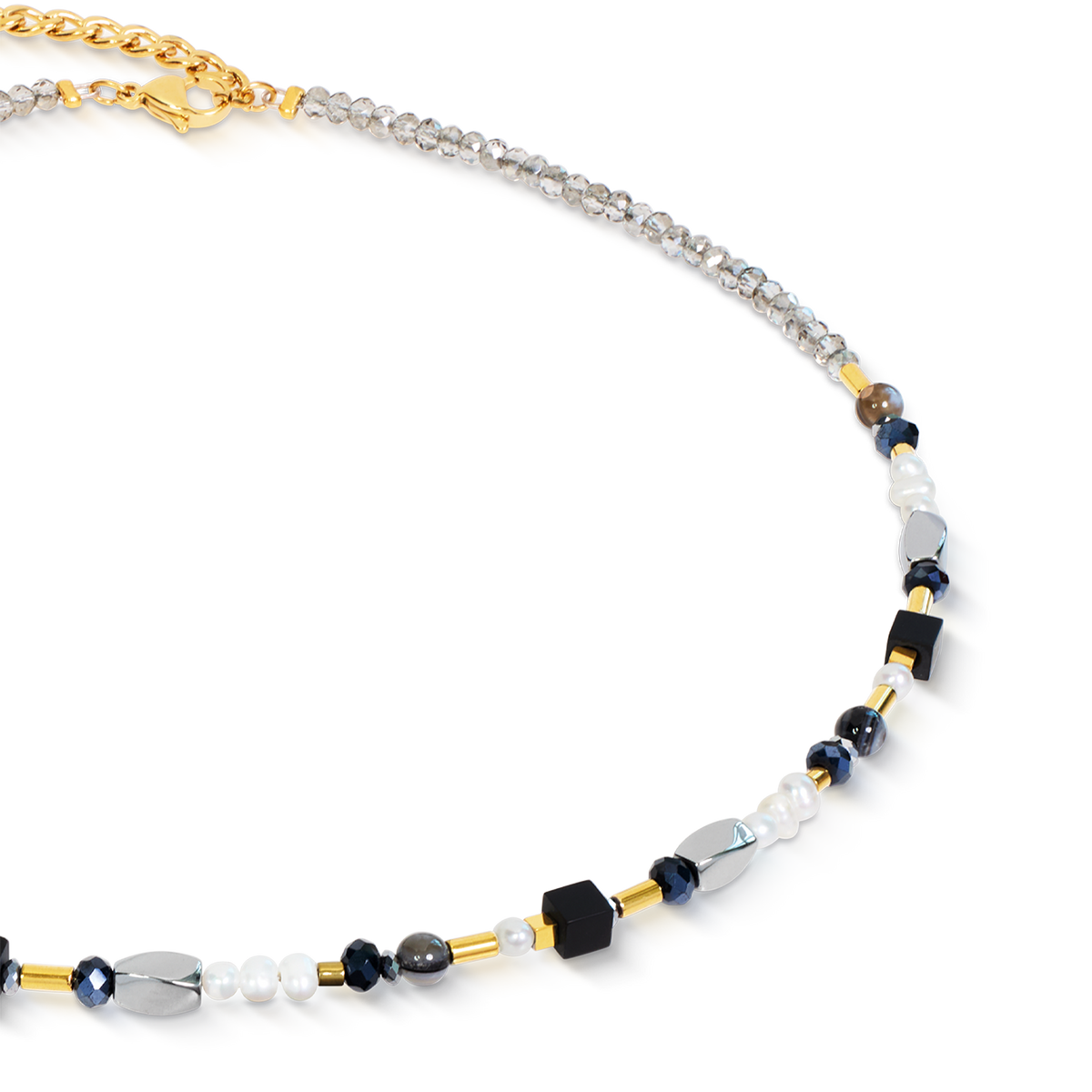 Necklace Mosaic Night Gold
