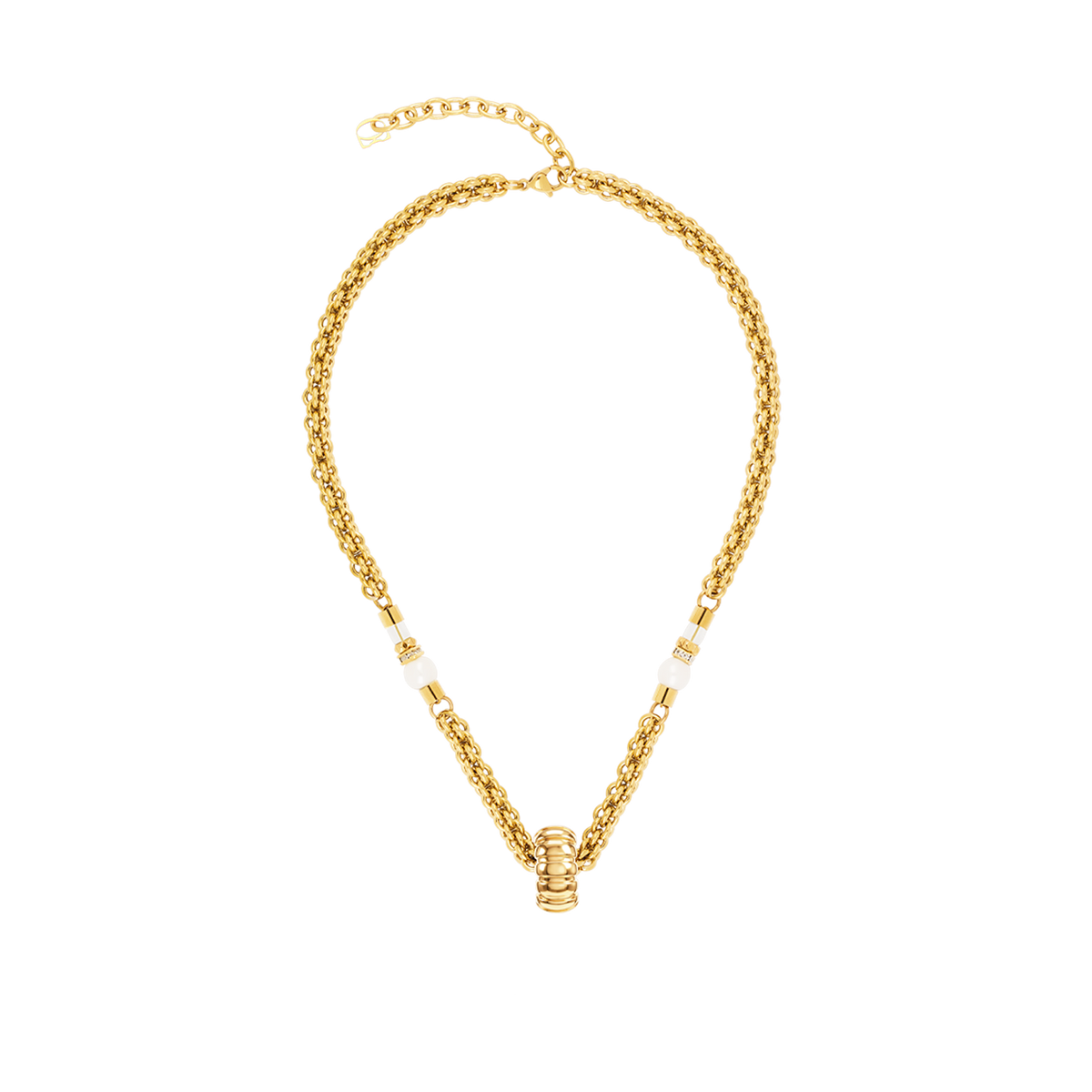 Structure Necklace Gold