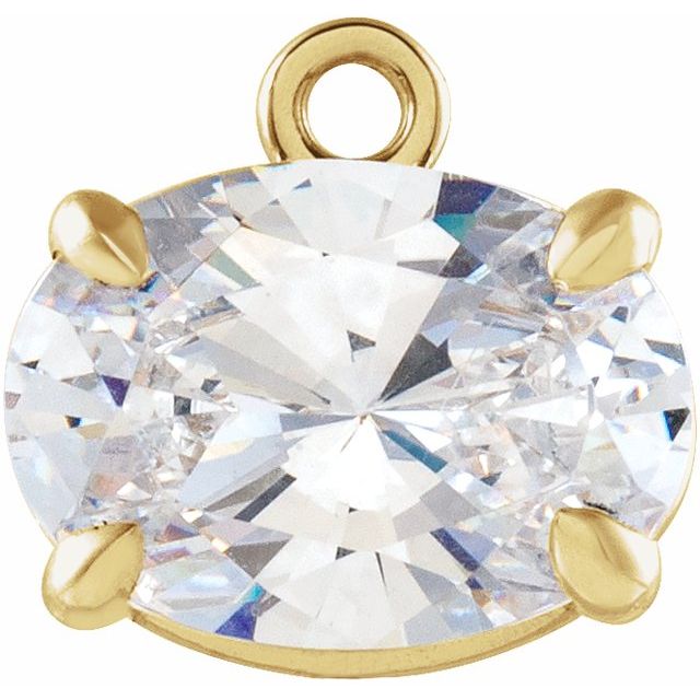 3.8Ct Lab-grown Diamond Danglers in 14K Yellow Gold