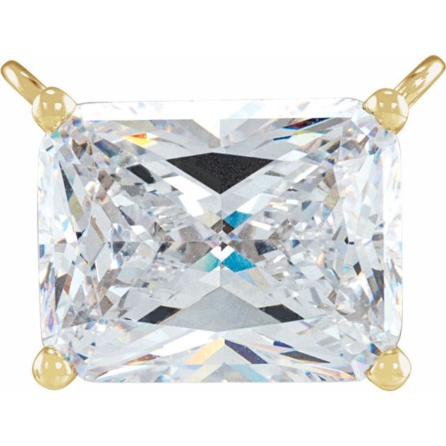 1.3Ct Lab-grown Diamond Necklace in 14K Yellow Gold