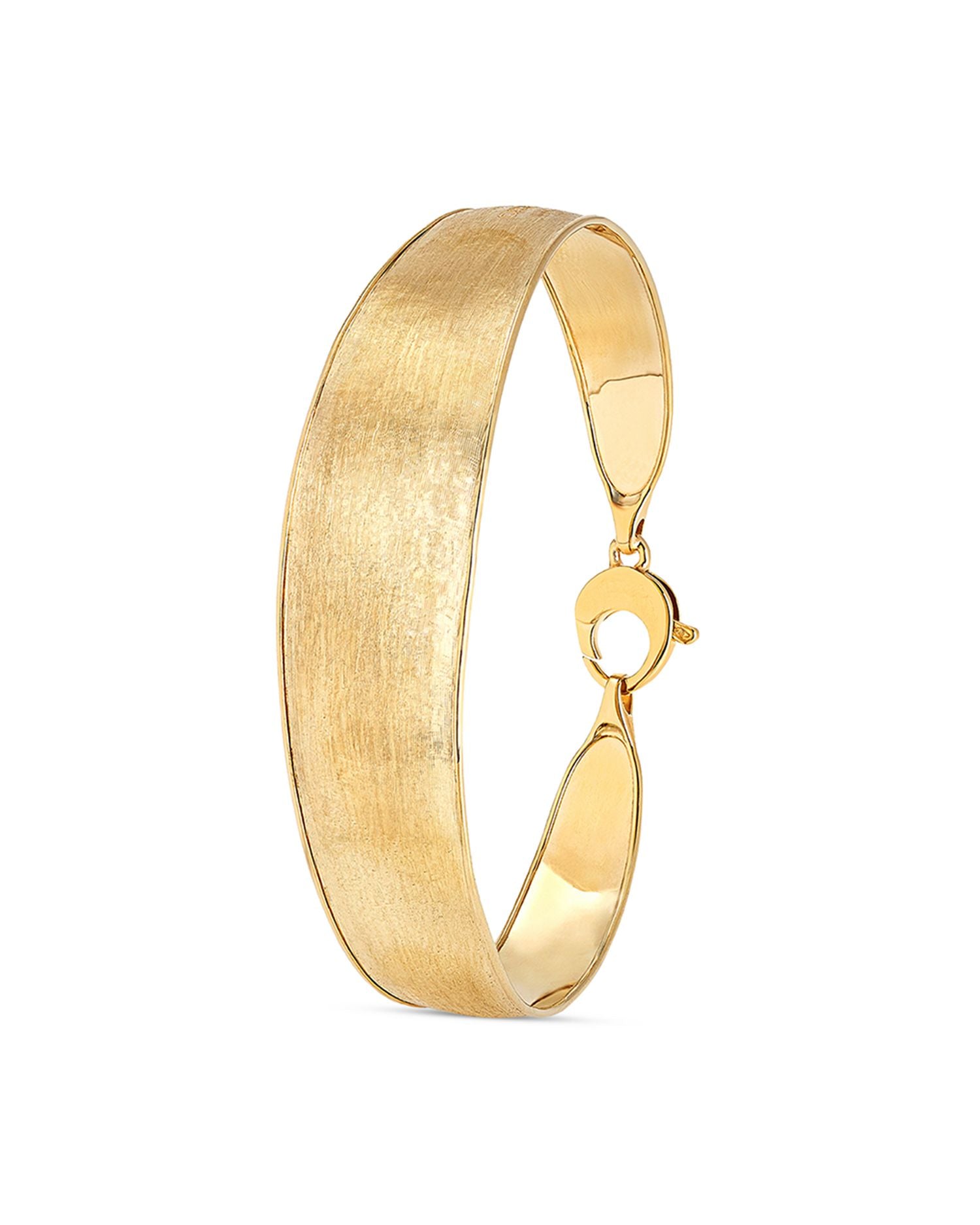18K Yellow Gold Lunaria Bangle Bracelets