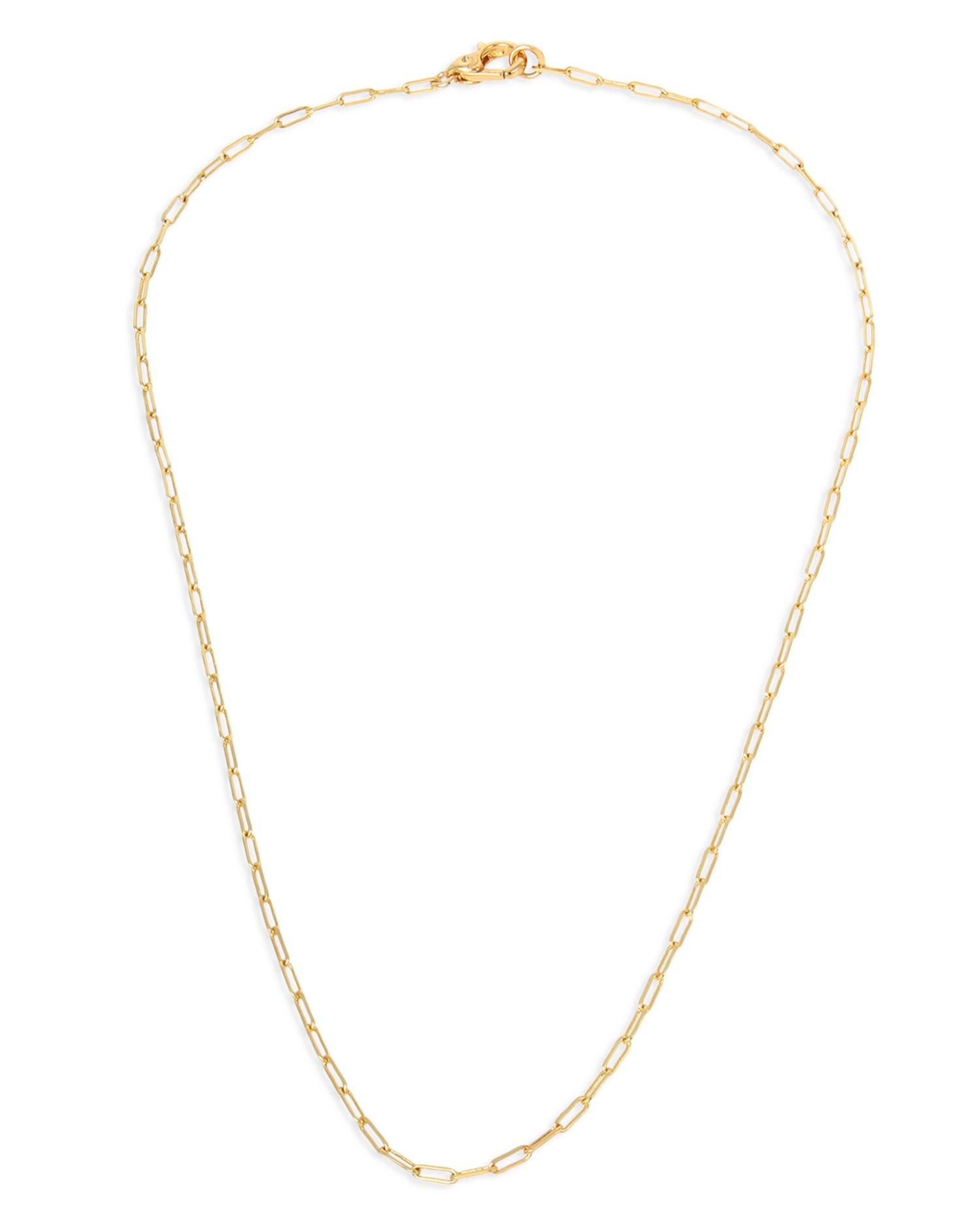 Oval Link Chain Convertible Necklace, 18'