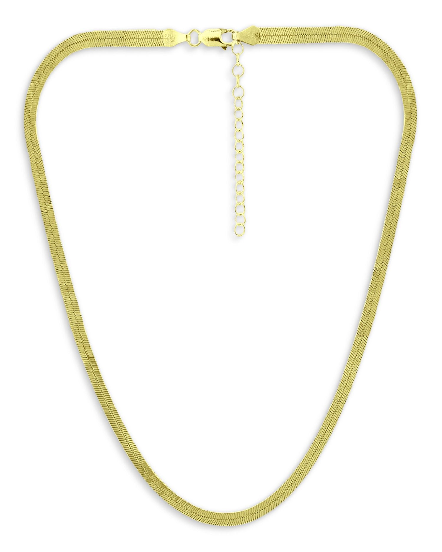 Herringbone Chain Collar Necklace, 18'-20' - Exclusive